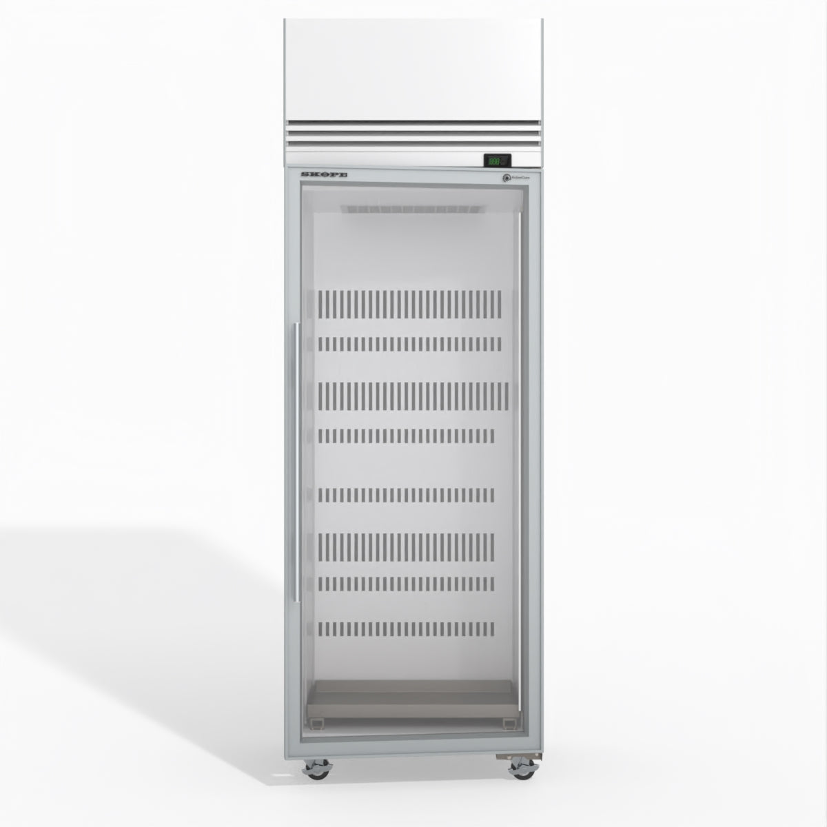 Skope TMF650N-Ice 1 Glass Door Upright Display or Storage Freezer 610L - TMF650N-Ice