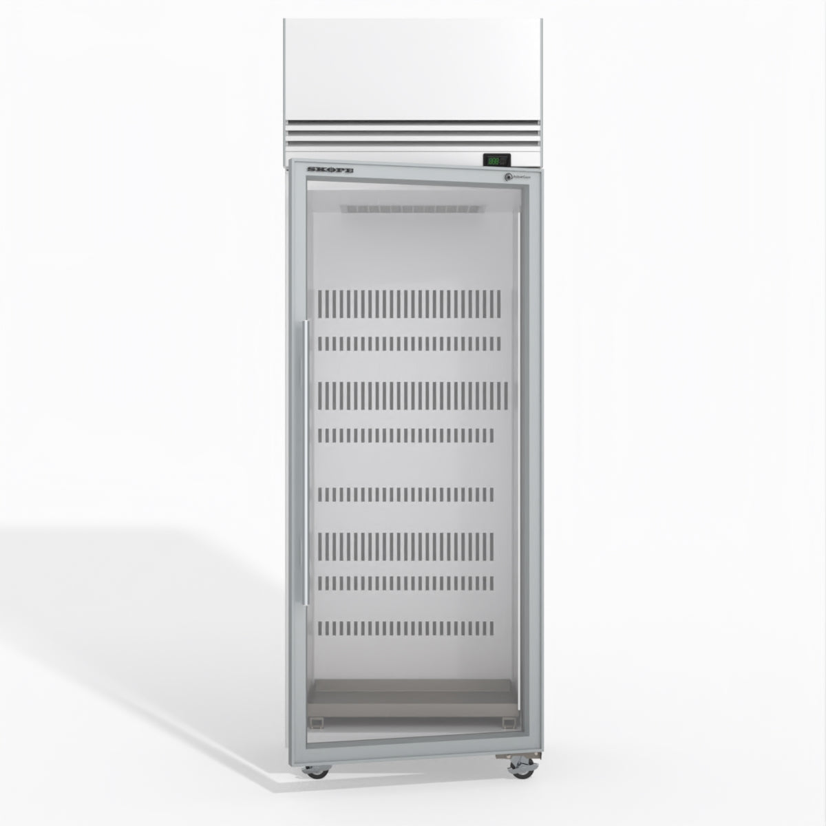 Skope TMF650N-Ice 1 Glass Door Upright Display or Storage Freezer 610L - TMF650N-Ice
