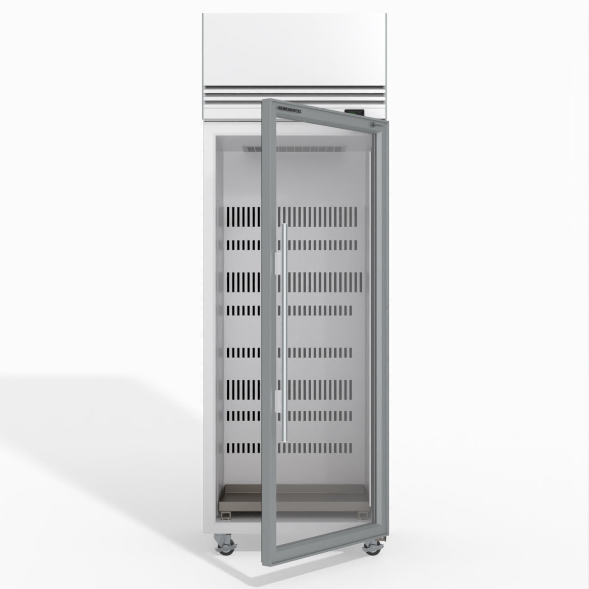 Skope TMF650N-Ice 1 Glass Door Upright Display or Storage Freezer 610L - TMF650N-Ice