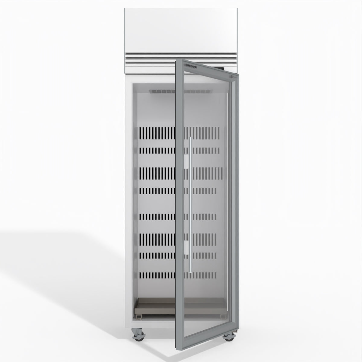 Skope TMF650N-Ice 1 Glass Door Upright Display or Storage Freezer 610L - TMF650N-Ice