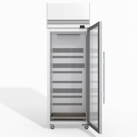 Skope TMF650N-Ice 1 Glass Door Upright Display or Storage Freezer 610L - TMF650N-Ice