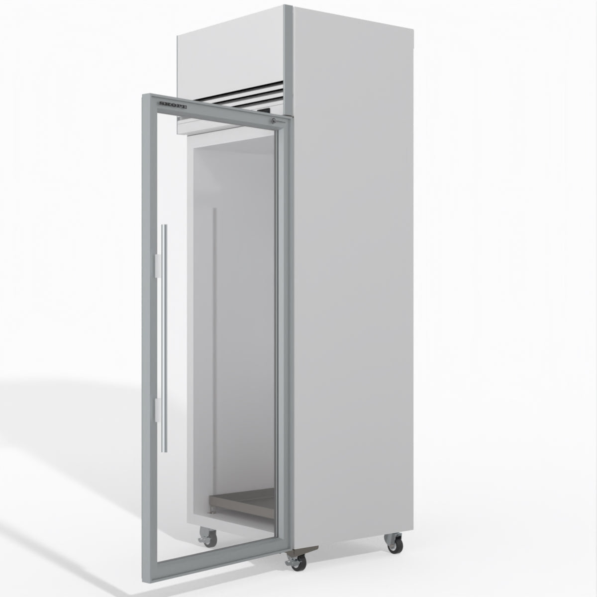 Skope TMF650N-Ice 1 Glass Door Upright Display or Storage Freezer 610L - TMF650N-Ice