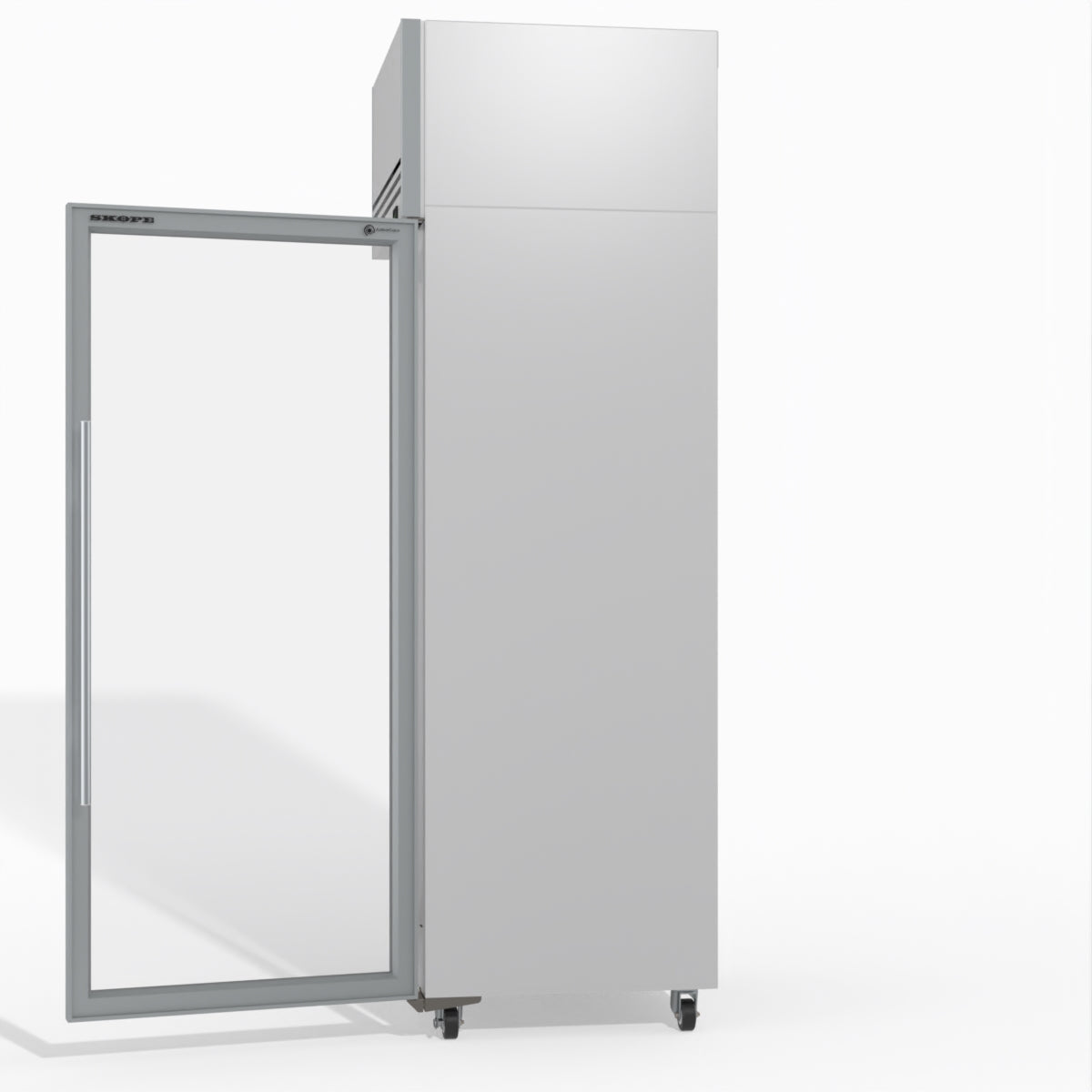 Skope TMF650N-Ice 1 Glass Door Upright Display or Storage Freezer 610L - TMF650N-Ice
