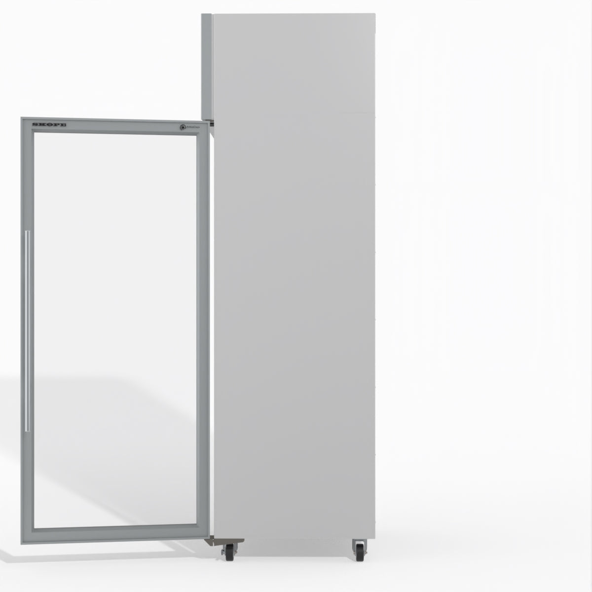 Skope TMF650N-Ice 1 Glass Door Upright Display or Storage Freezer 610L - TMF650N-Ice