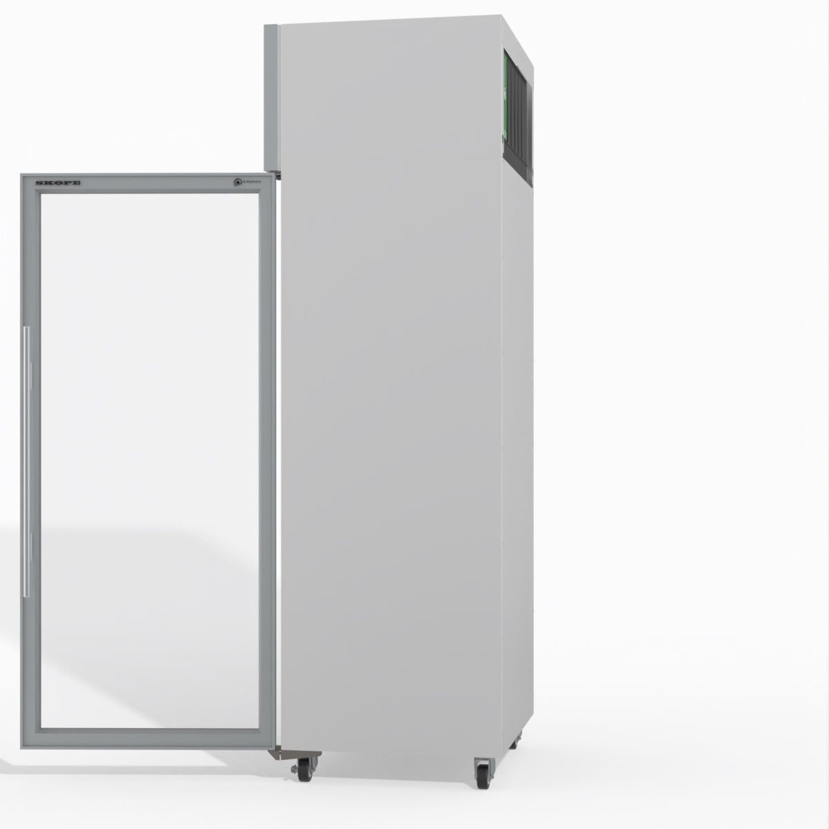 Skope TMF650N-Ice 1 Glass Door Upright Display or Storage Freezer 610L - TMF650N-Ice
