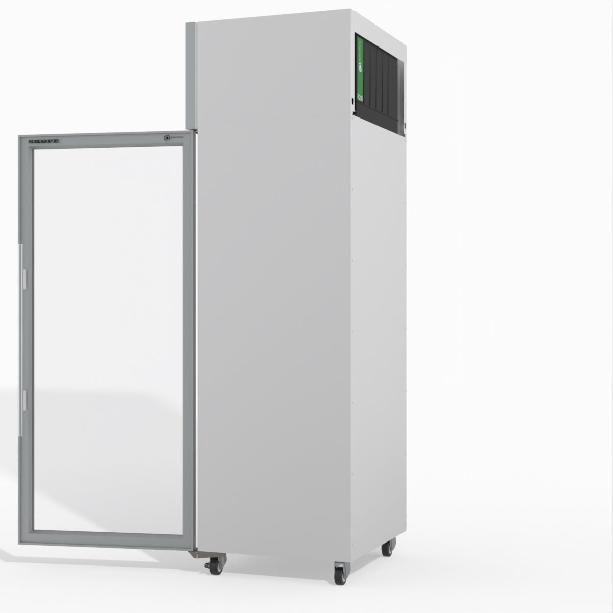 Skope TMF650N-Ice 1 Glass Door Upright Display or Storage Freezer 610L - TMF650N-Ice