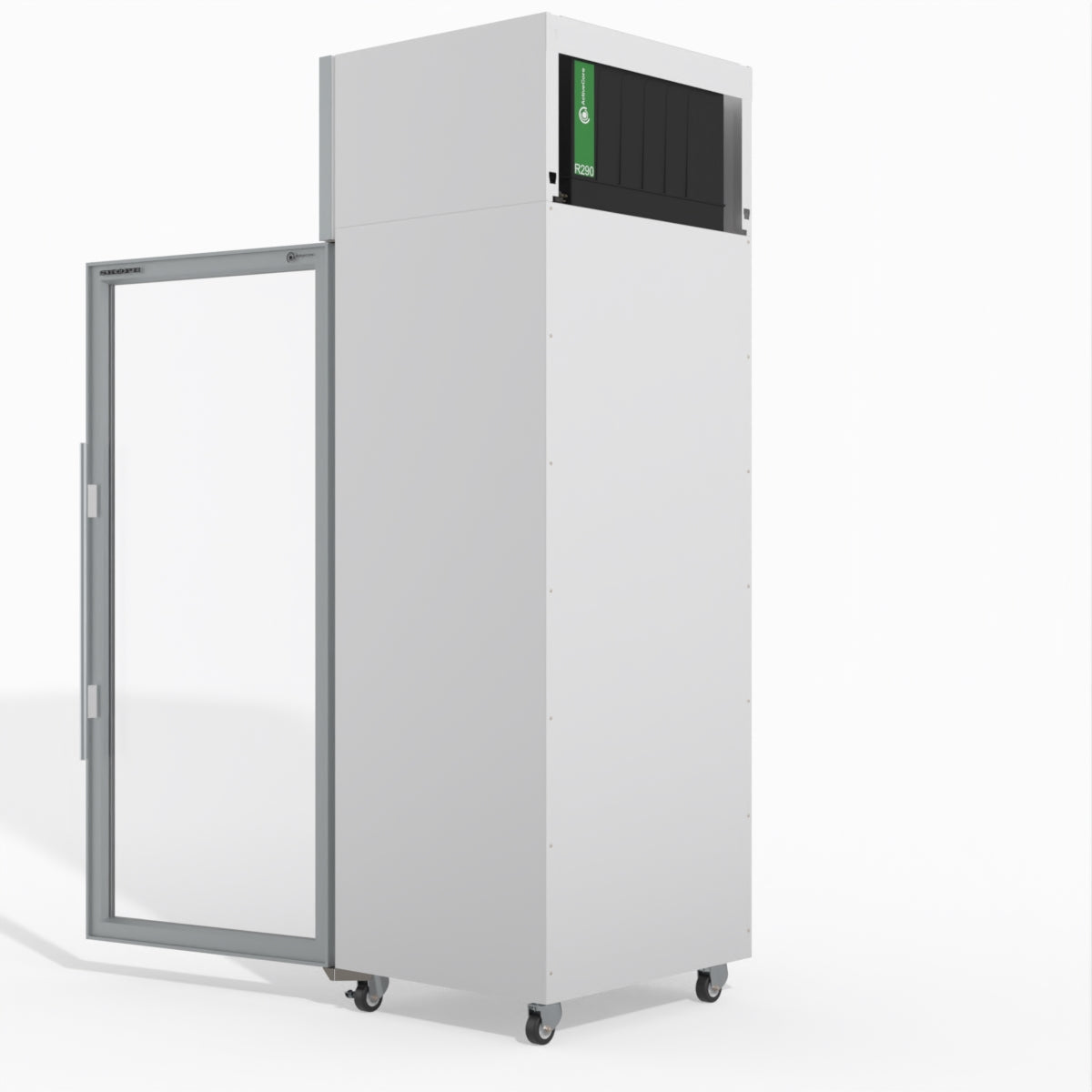 Skope TMF650N-Ice 1 Glass Door Upright Display or Storage Freezer 610L - TMF650N-Ice