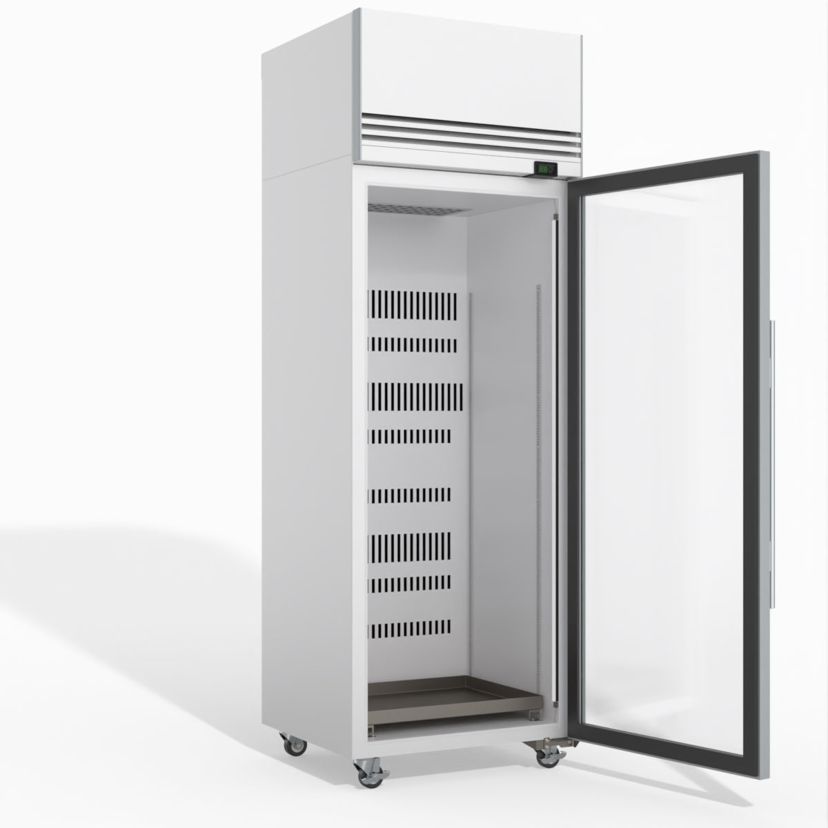 Skope TMF650N-Ice 1 Glass Door Upright Display or Storage Freezer 610L - TMF650N-Ice