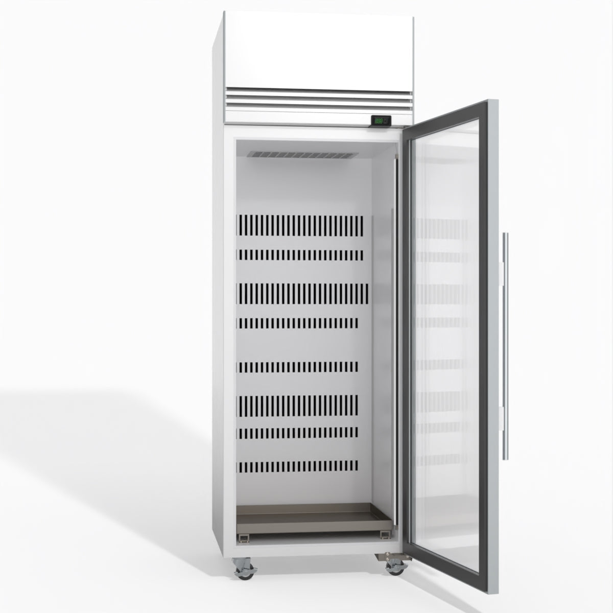 Skope TMF650N-Ice 1 Glass Door Upright Display or Storage Freezer 610L - TMF650N-Ice