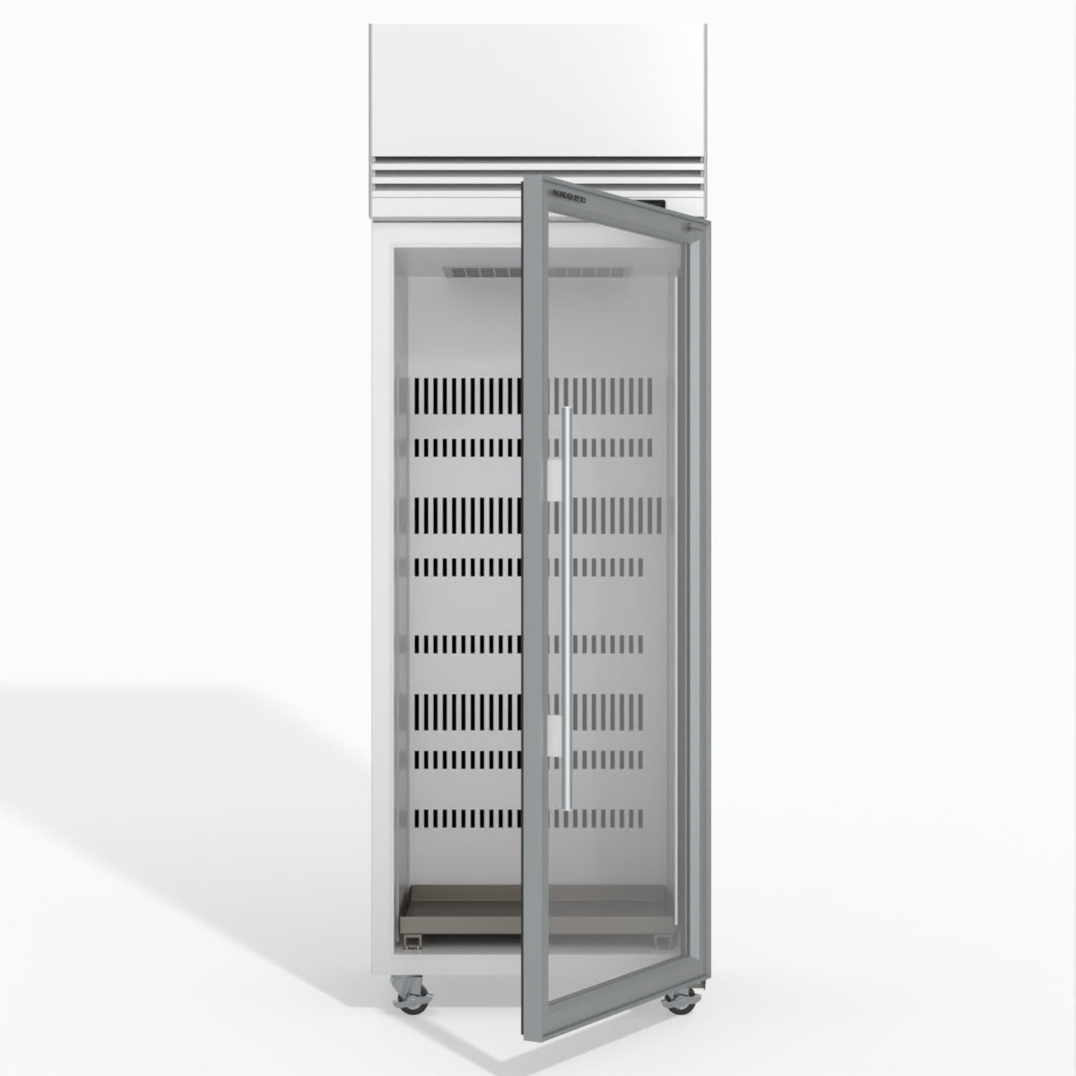 Skope TMF650N-Ice 1 Glass Door Upright Display or Storage Freezer 610L - TMF650N-Ice