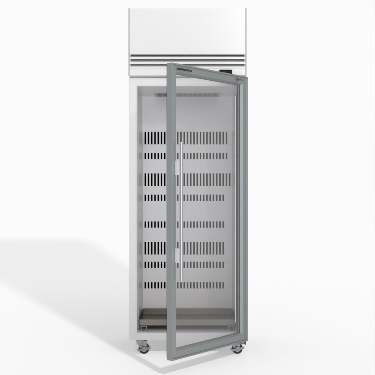 Skope TMF650N-Ice 1 Glass Door Upright Display or Storage Freezer 610L - TMF650N-Ice