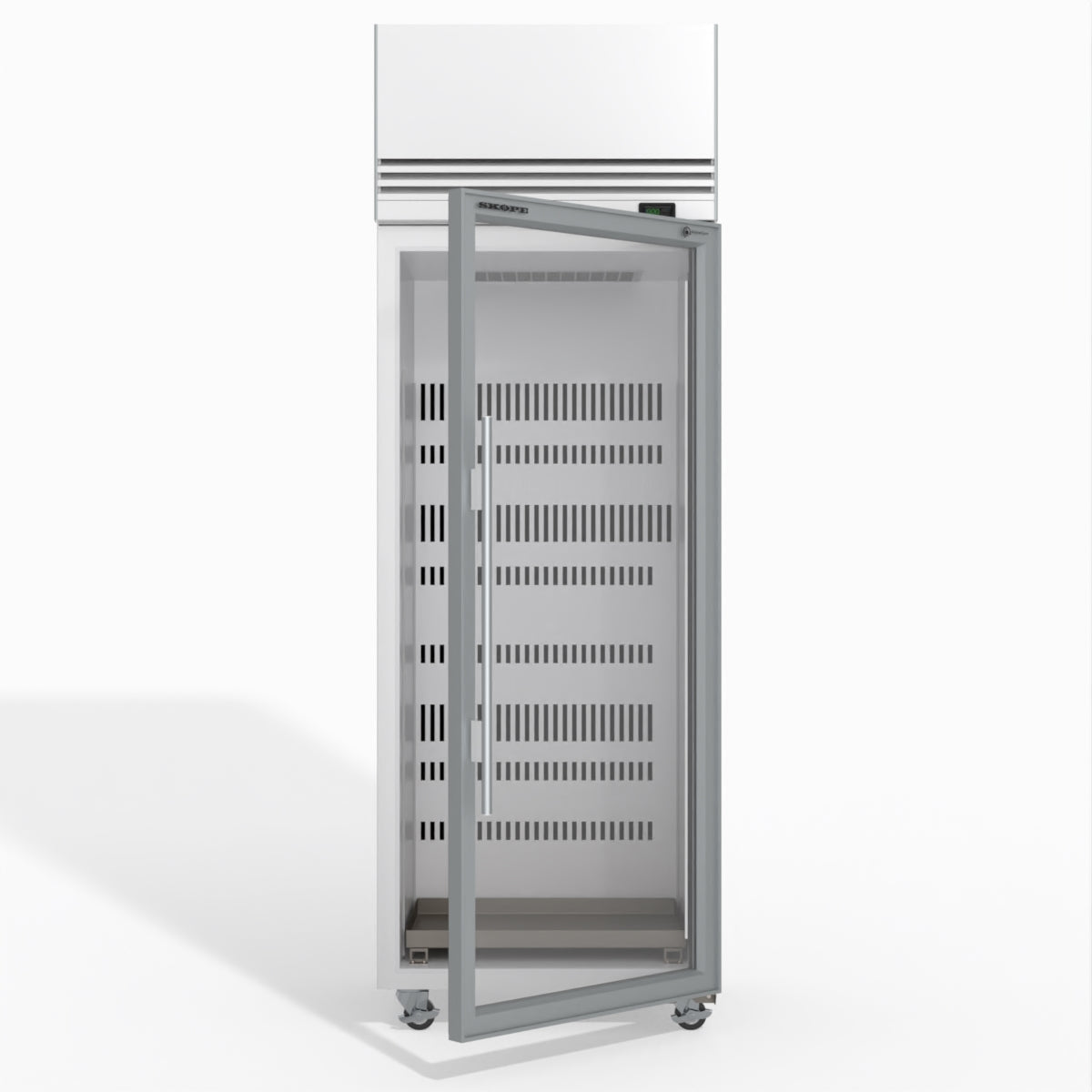 Skope TMF650N-Ice 1 Glass Door Upright Display or Storage Freezer 610L - TMF650N-Ice