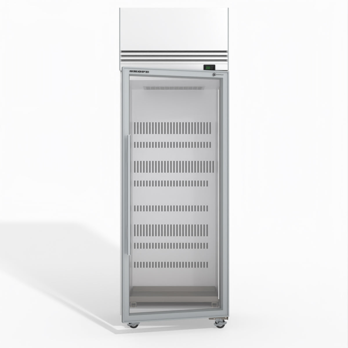 Skope TMF650N-Ice 1 Glass Door Upright Display or Storage Freezer 610L - TMF650N-Ice
