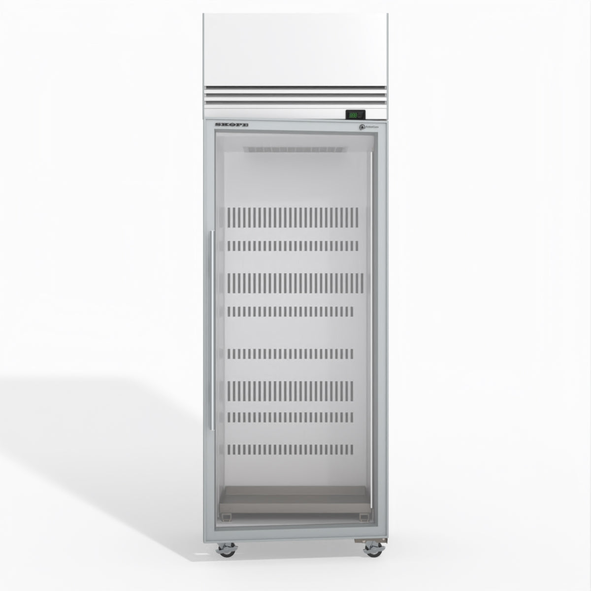 Skope TMF650N-Ice 1 Glass Door Upright Display or Storage Freezer 610L - TMF650N-Ice