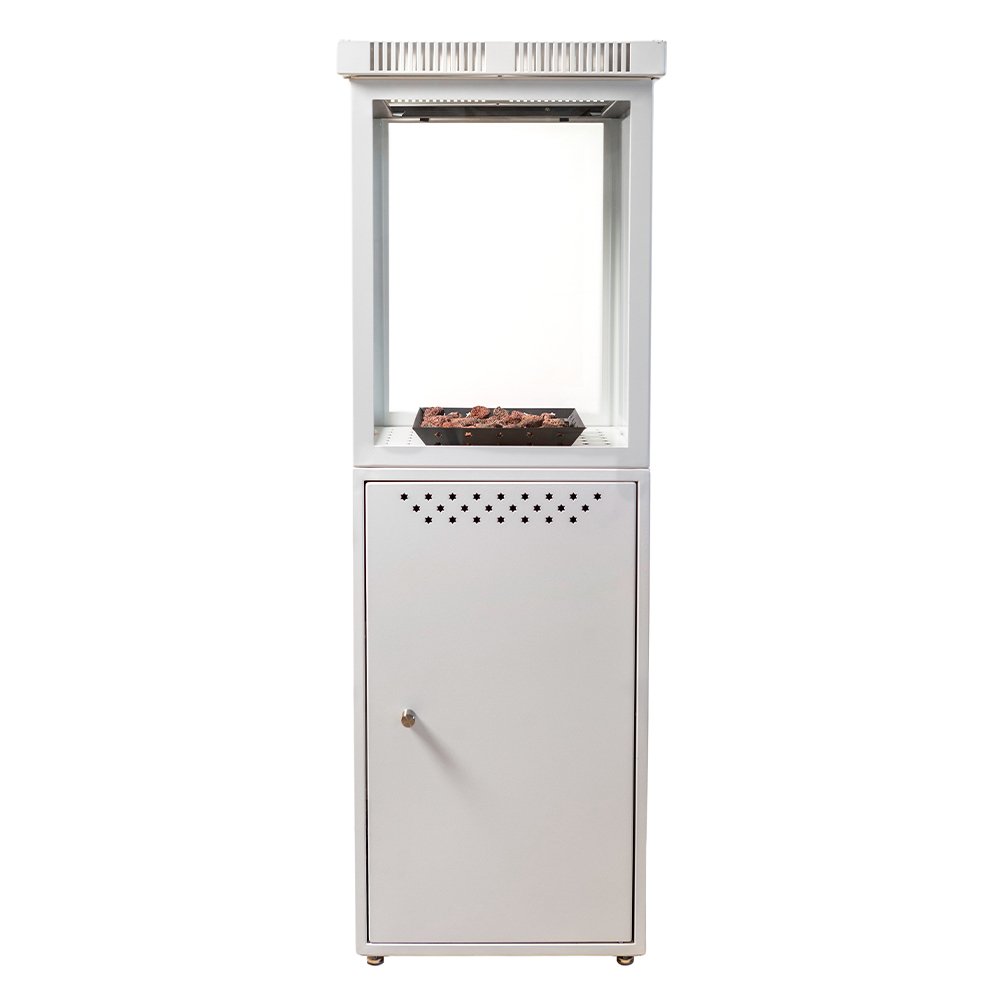 Tremblant Hudson Outdoor Gas Heater White - NG - TREM393NG