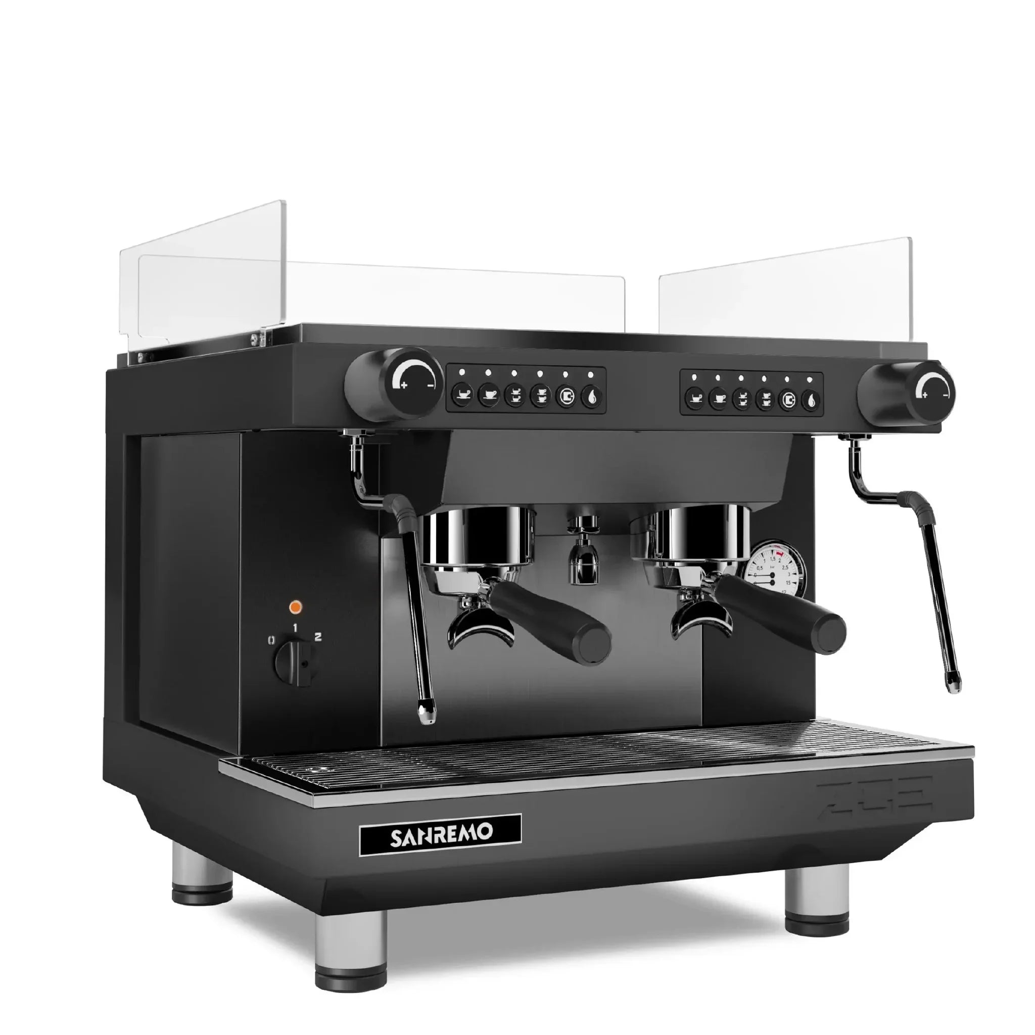 San Remo Zoe Compact Full - 2 Group Commercial Espresso Machine - Black