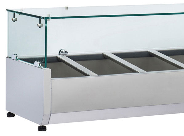 Anvil 1500 Glass Refrigerated Ingredient Well - VRX1500