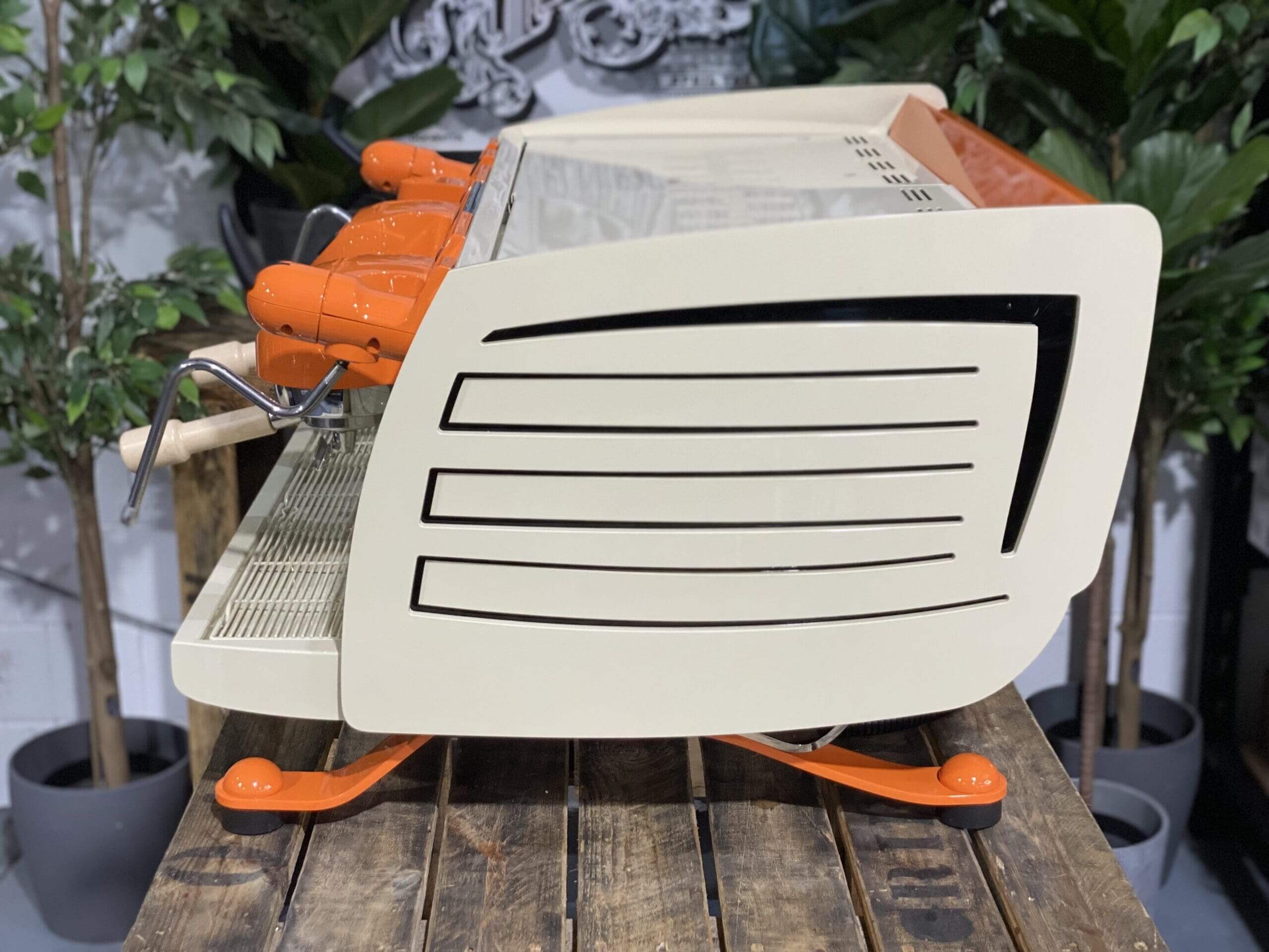 Victoria Arduino Black Eagle Cream - 2 Group Commercial Espresso Machine - Orange