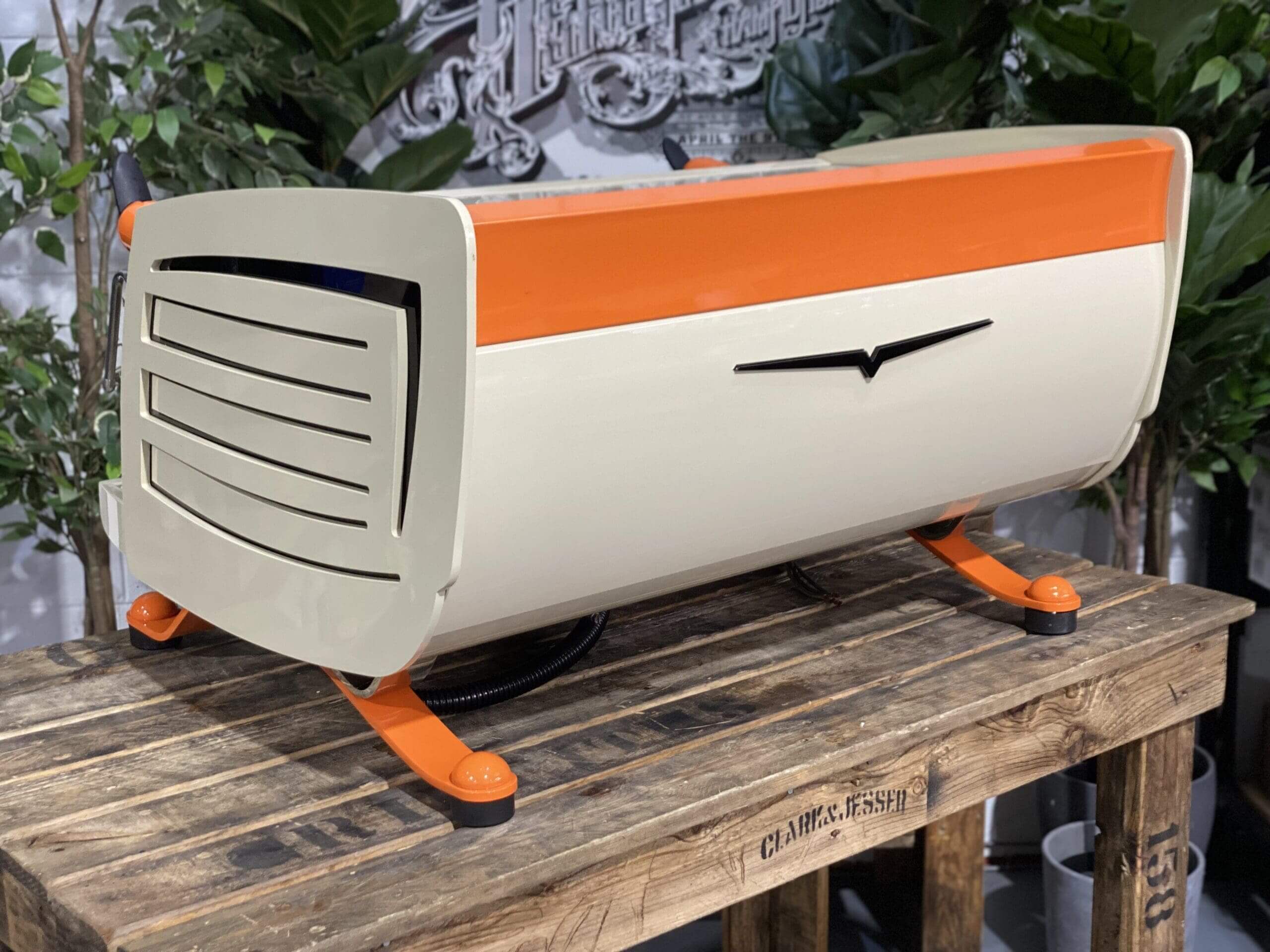 Victoria Arduino Black Eagle Cream - 2 Group Commercial Espresso Machine - Orange