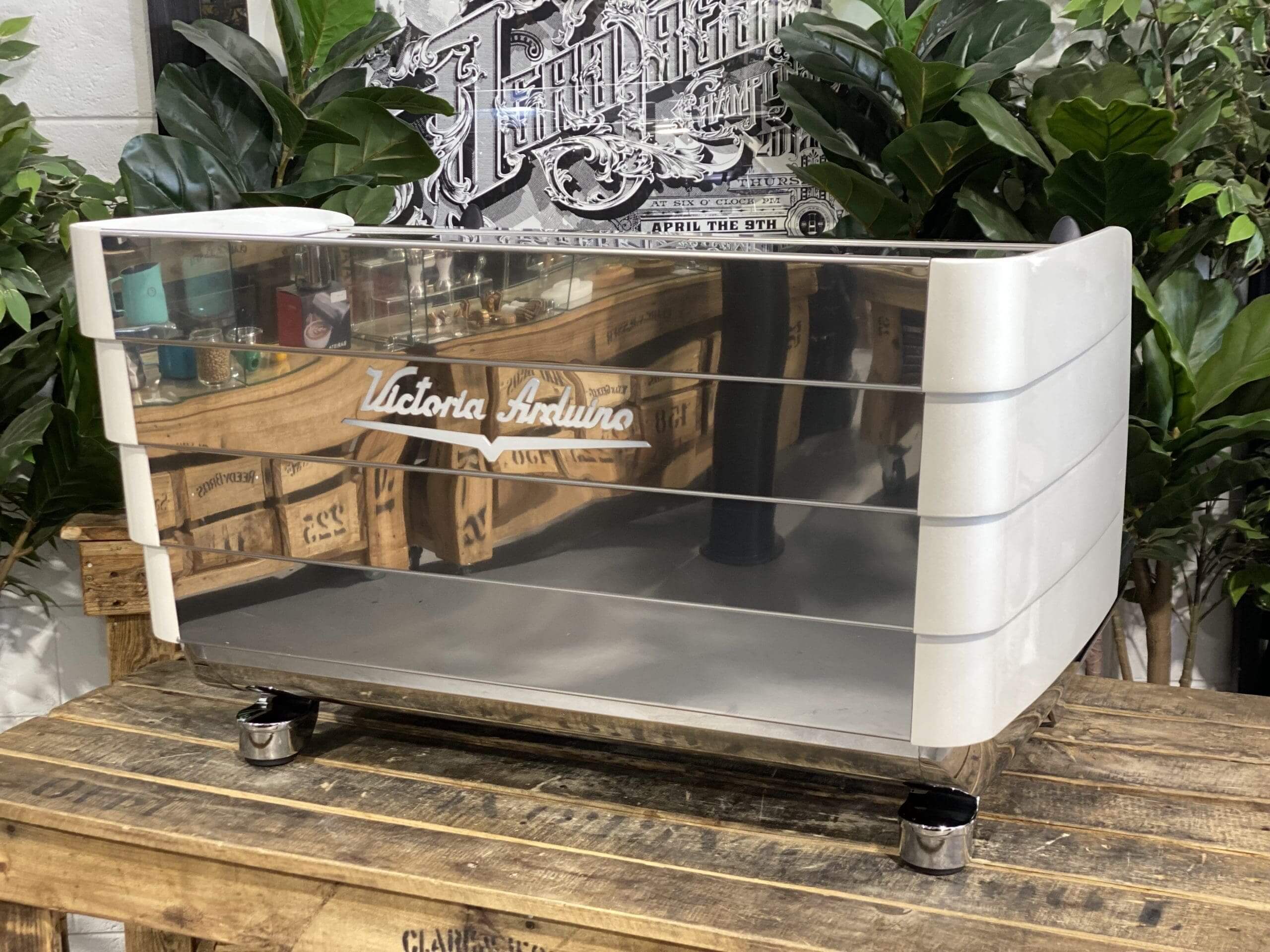 Victoria Arduino White Eagle White - 2 Group Commercial Espresso Machine - Stainless
