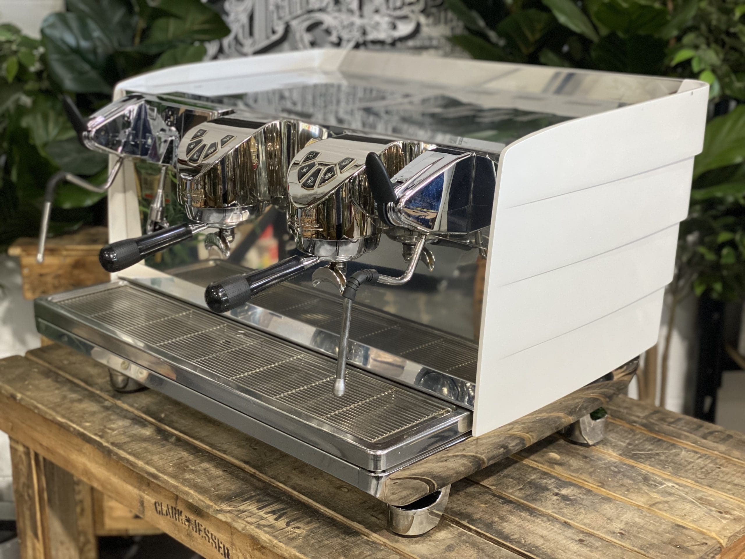 Victoria Arduino White Eagle 2 Group White & Stainless Espresso Coffee Machine - 34334