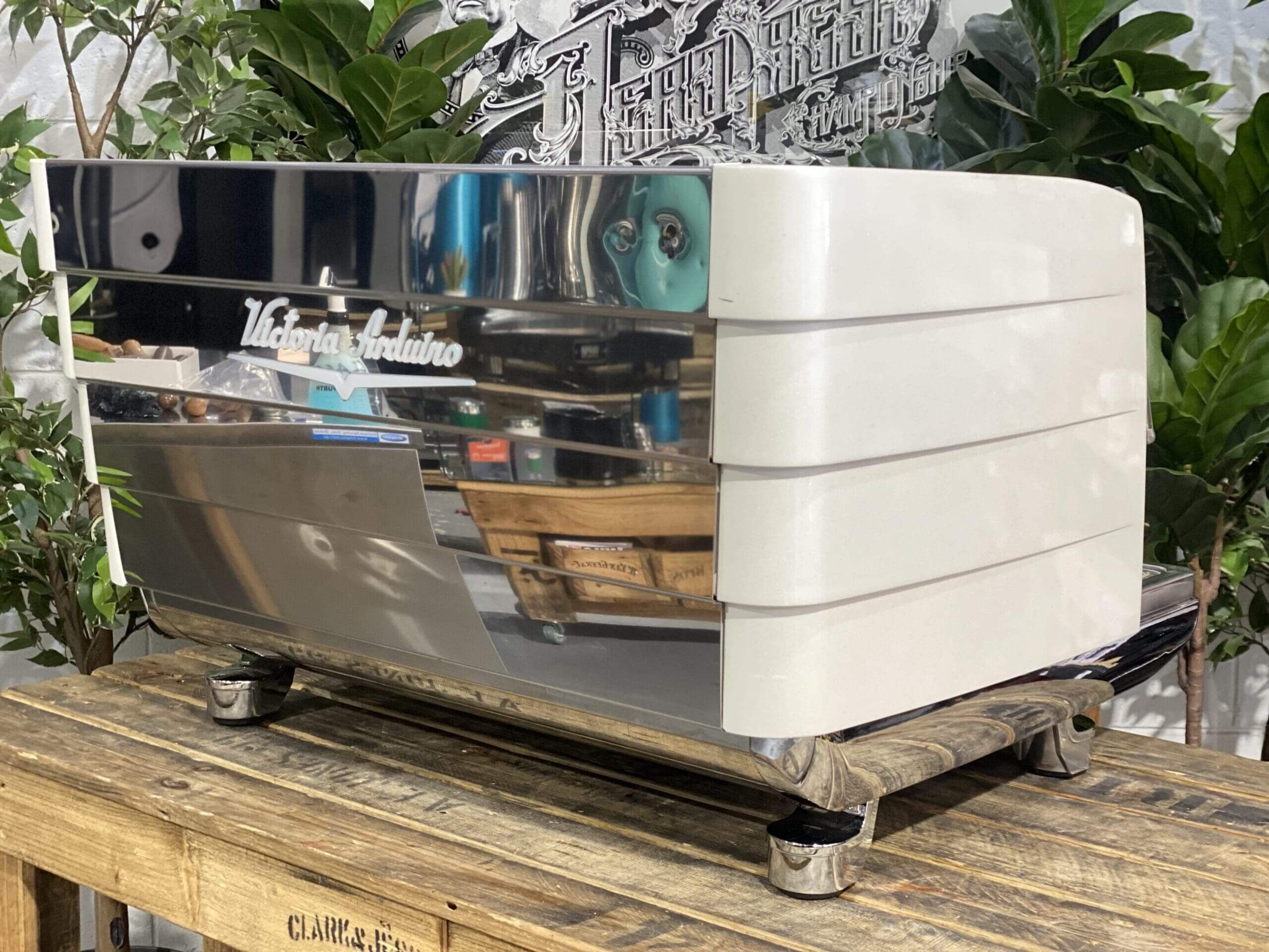 Victoria Arduino White Eagle Stainless Steel - 2 Group Commercial Espresso Machine - White
