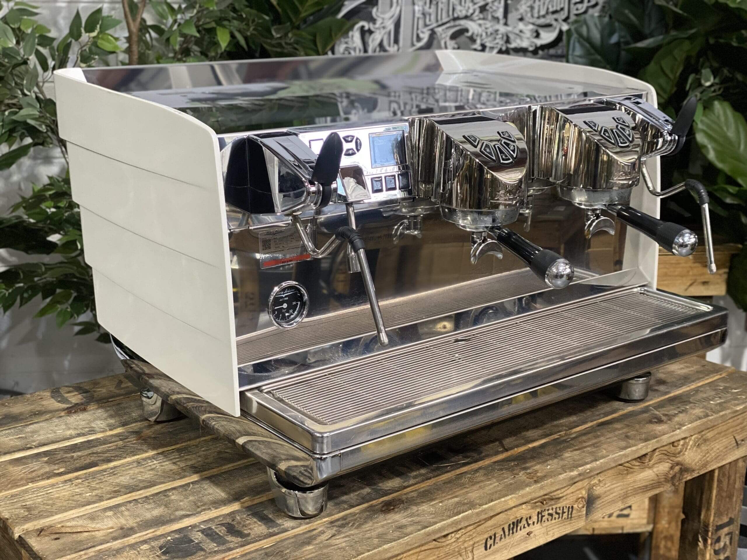 Victoria Arduino White Eagle Stainless Steel - 2 Group Commercial Espresso Machine - White