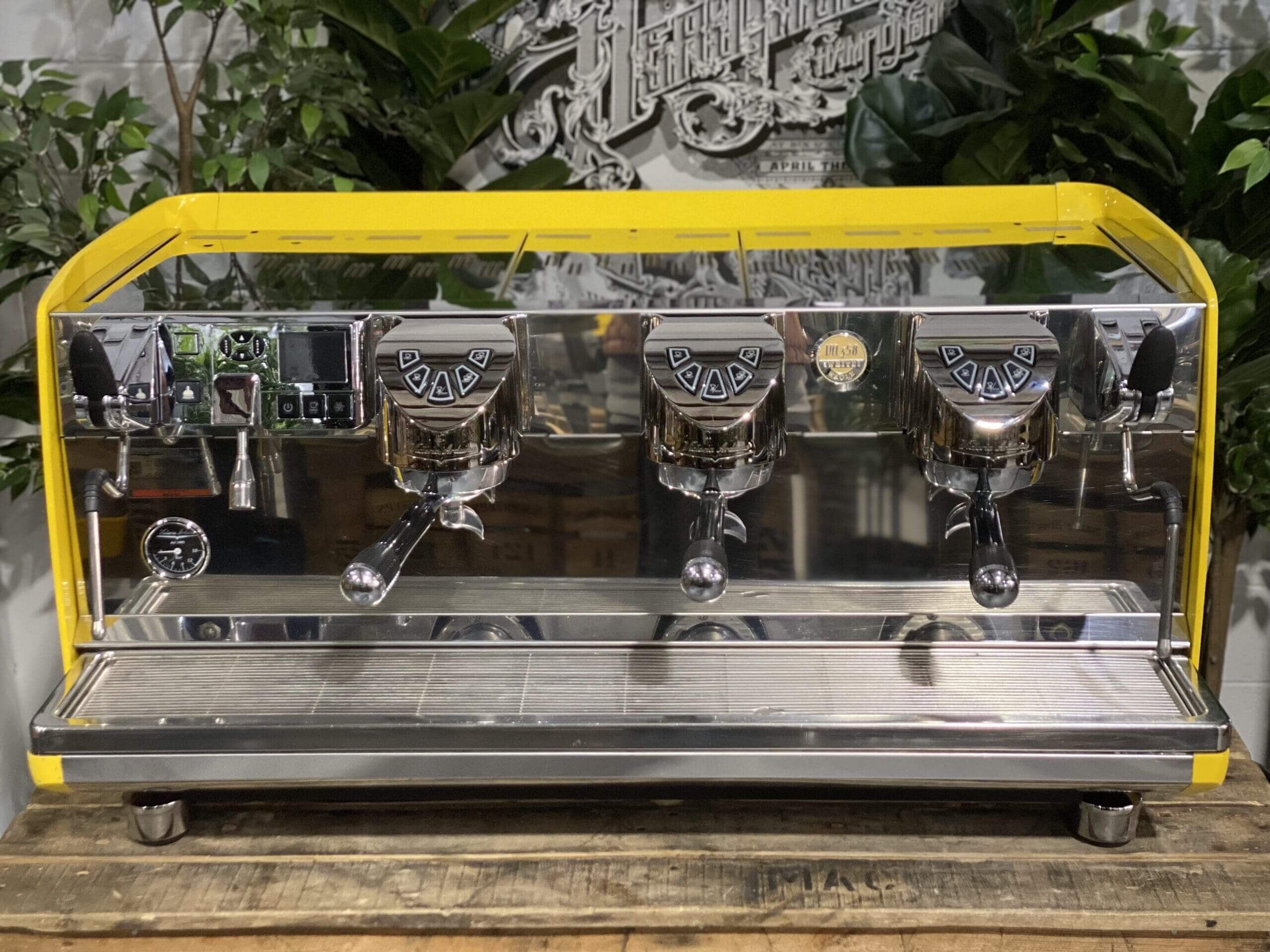 Victoria Arduino White Eagle - 3 Group Commercial Espresso Machine - Yellow