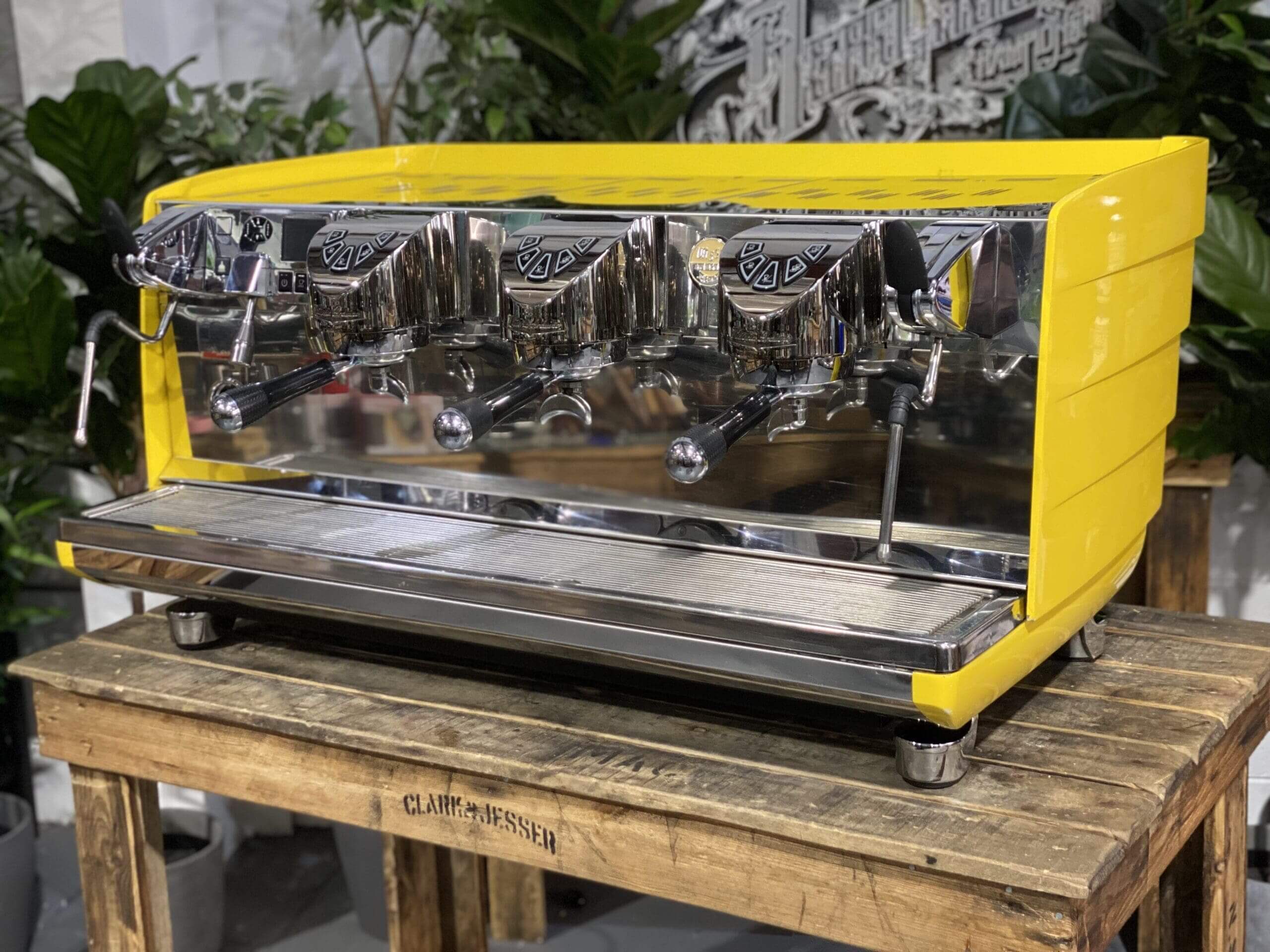 Victoria Arduino White Eagle - 3 Group Commercial Espresso Machine - Yellow