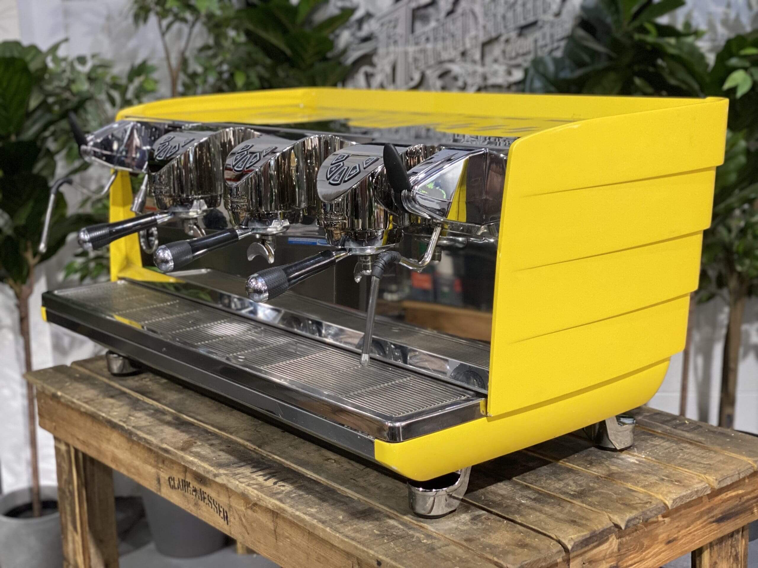 Victoria Arduino White Eagle - 3 Group Commercial Espresso Machine - Yellow