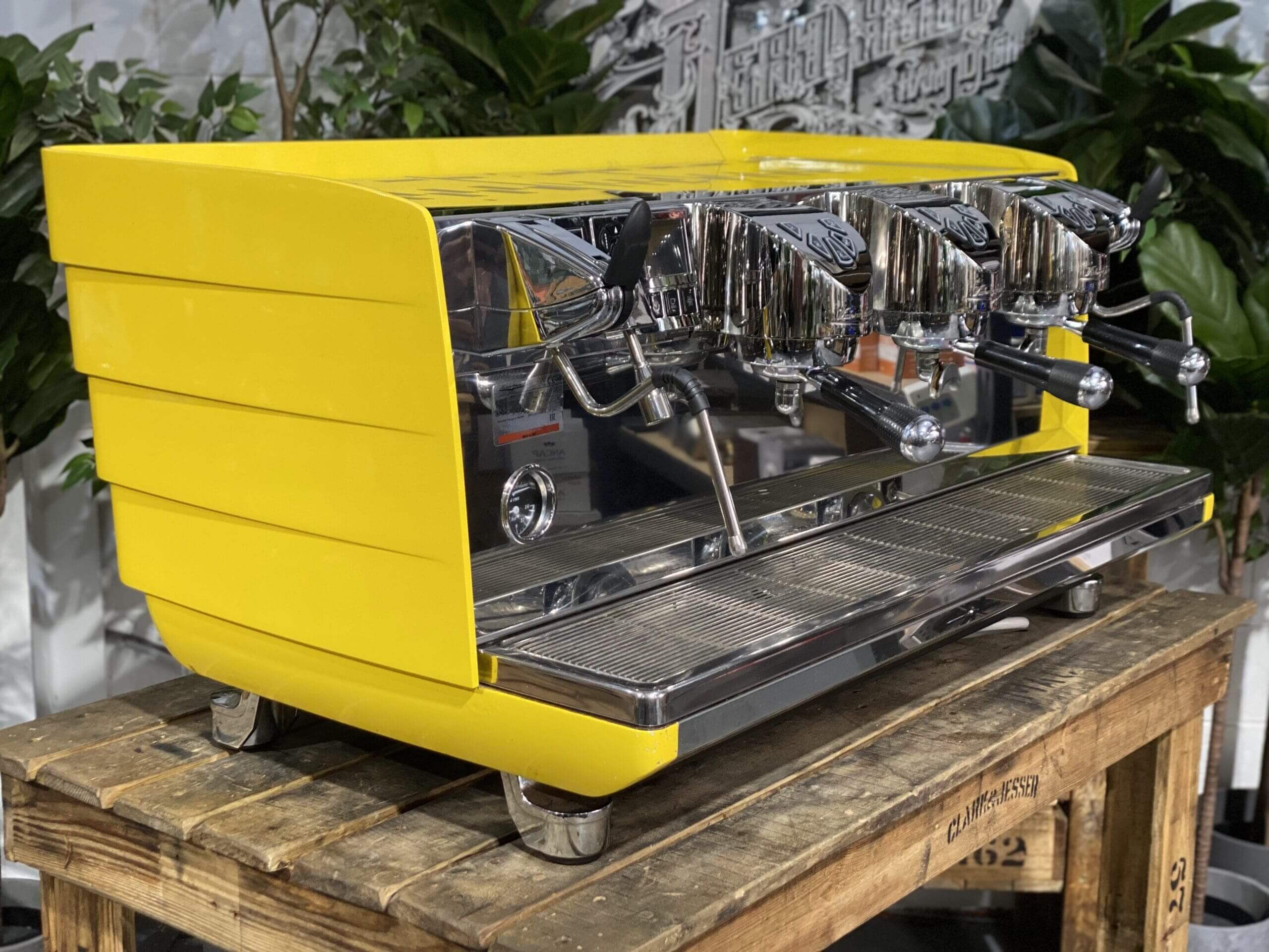 Victoria Arduino White Eagle - 3 Group Commercial Espresso Machine - Yellow