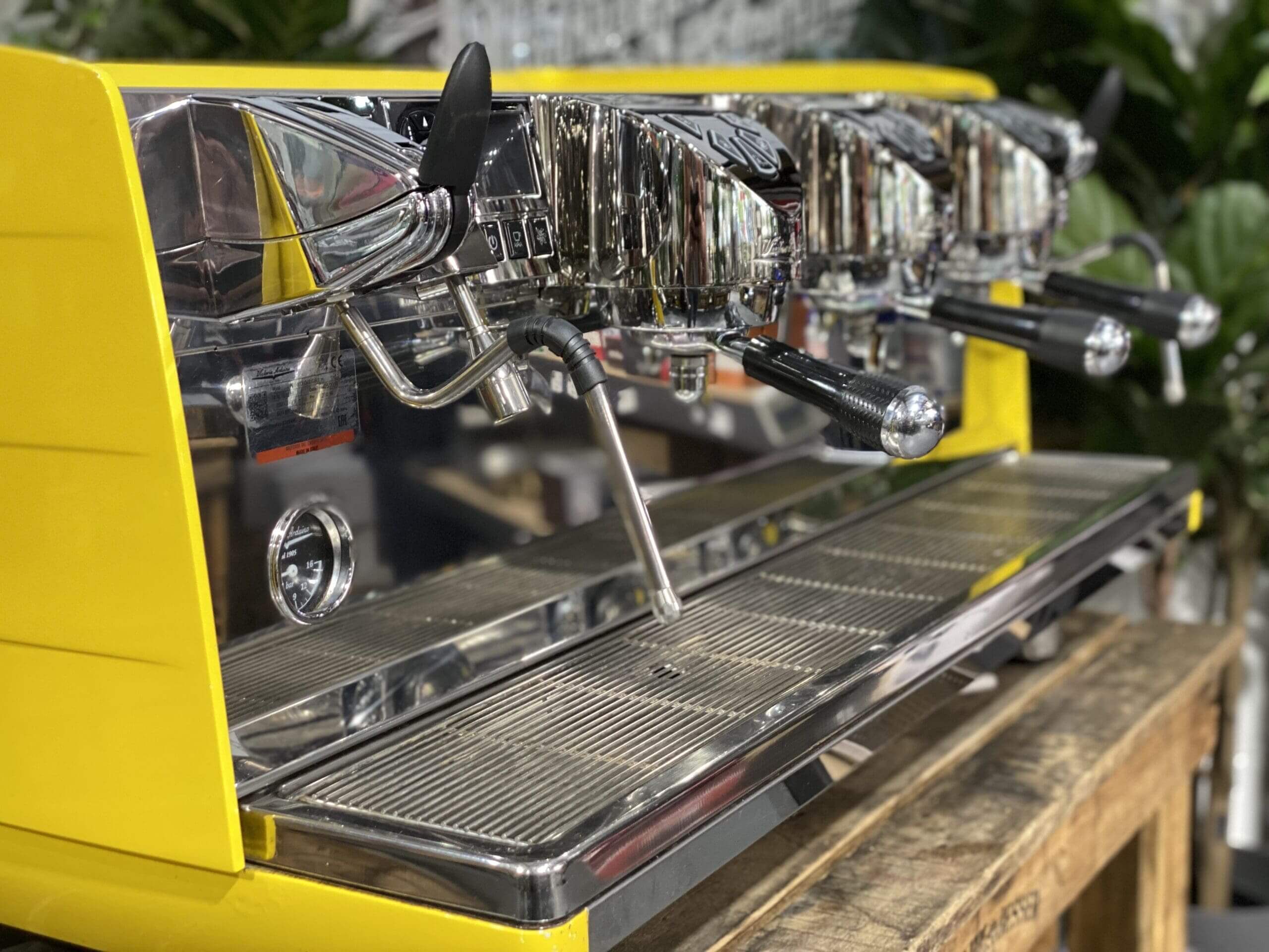 Victoria Arduino White Eagle - 3 Group Commercial Espresso Machine - Yellow