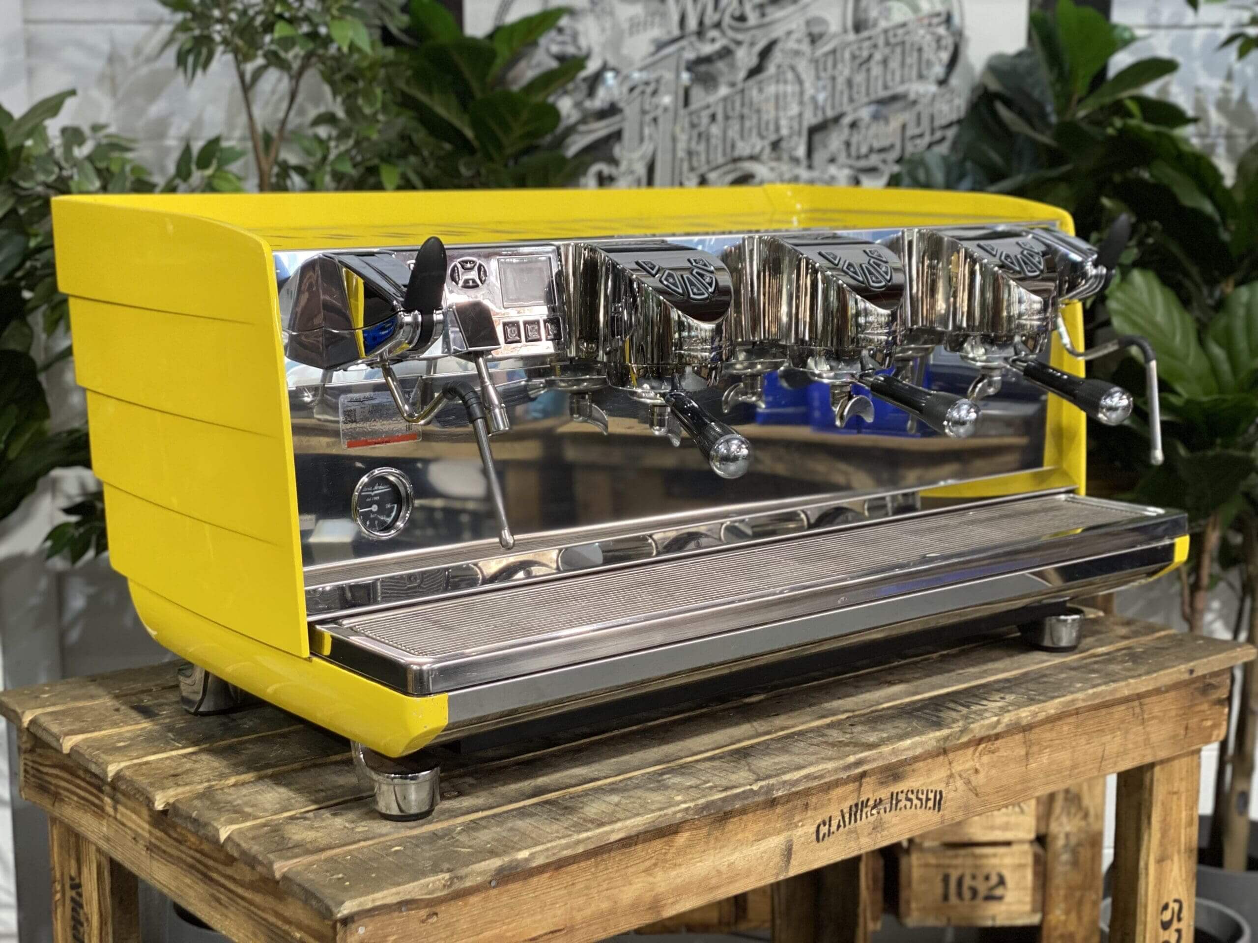 Victoria Arduino White Eagle - 3 Group Commercial Espresso Machine - Yellow