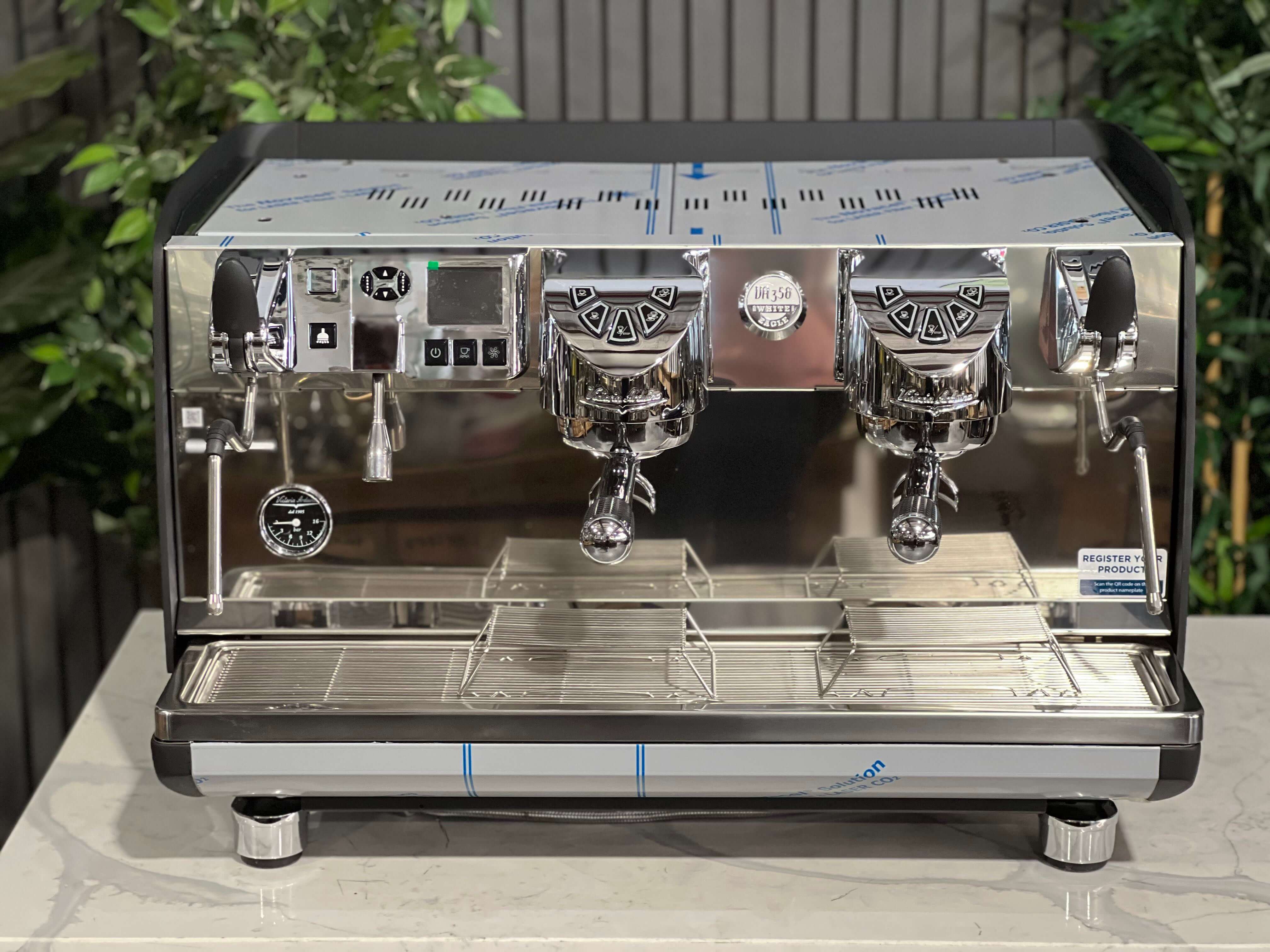 Victoria Arduino White Eagle Digit Black - 2 Group Commercial Espresso Machine - Stainless