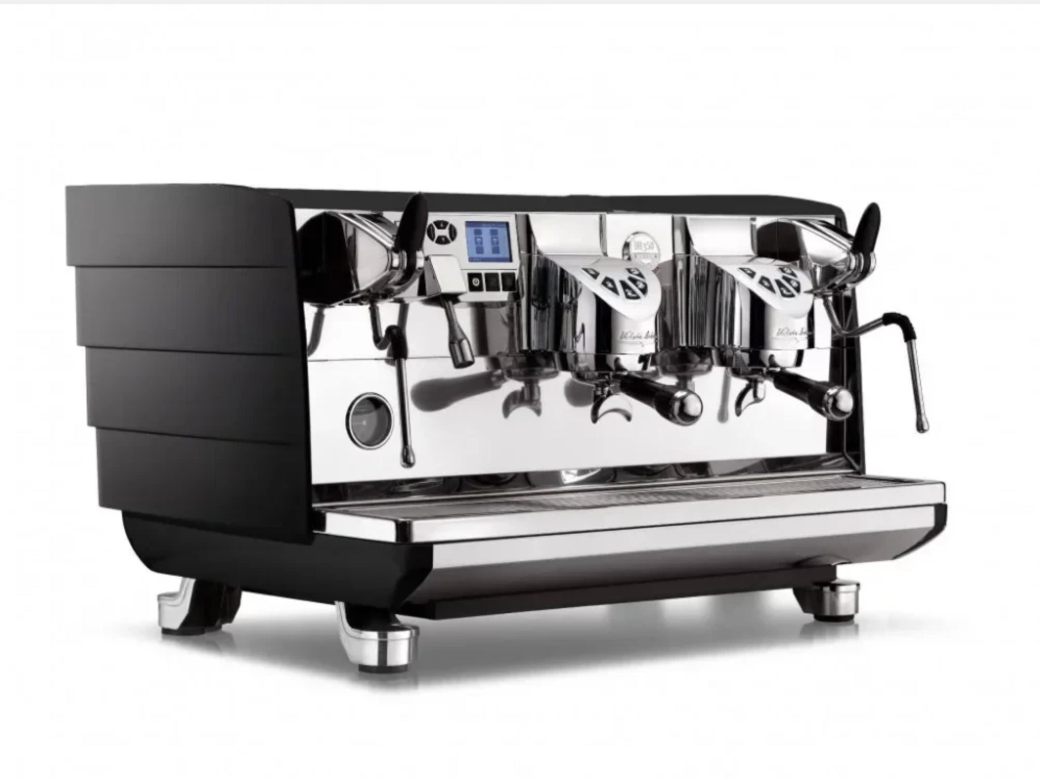 Victoria Arduino White Eagle Digit Black & Brand - 2 Group Commercial Espresso Machine - Stainless