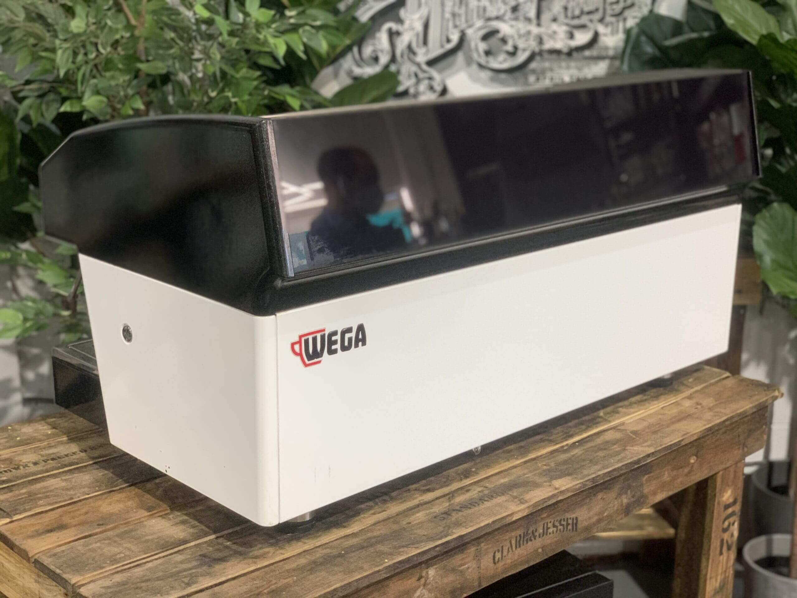 Wega Atlas Black - 3 Group Commercial Espresso Machine - White