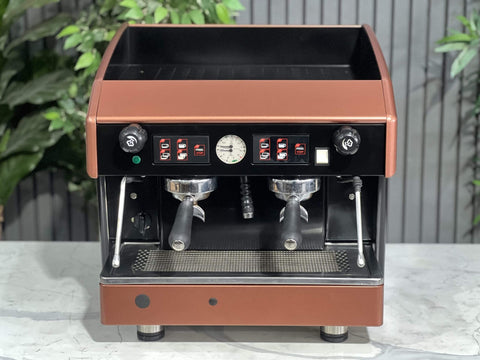 Wega Atlas Compact Black - 2 Group Commercial Espresso Machine - Bronze