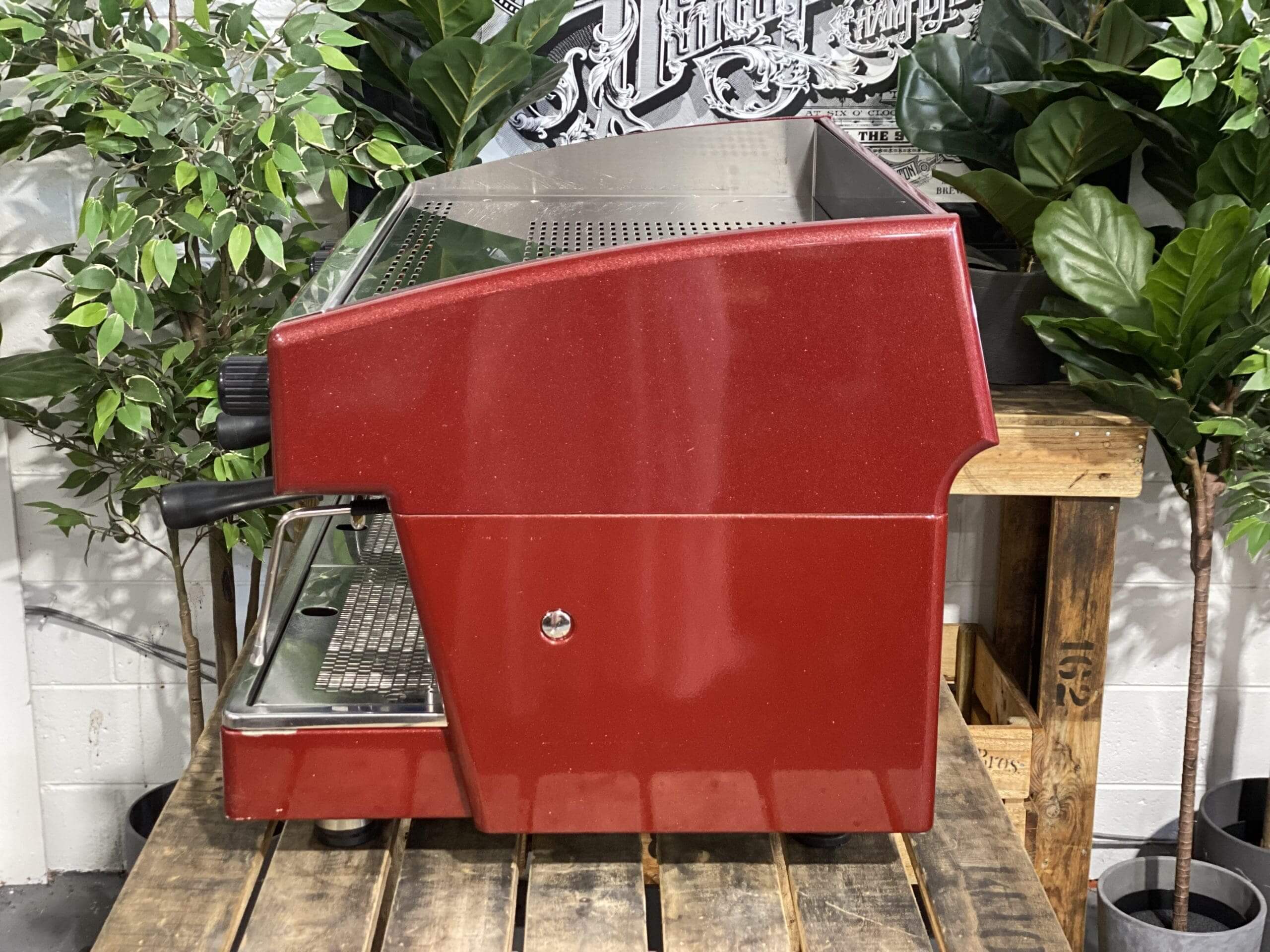 Wega Atlas EVD - 2 Group Commercial Espresso Machine - Red