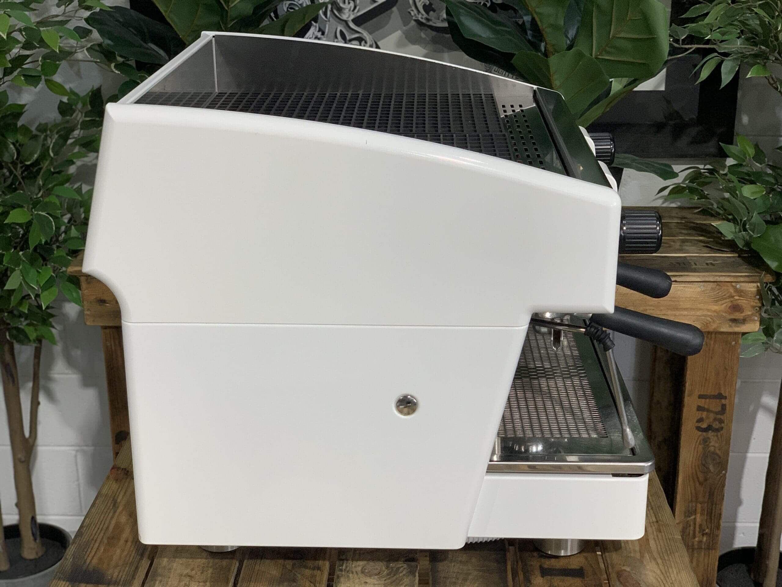 Wega Atlas EVD Compact - 2 Group Commercial Espresso Machine - White