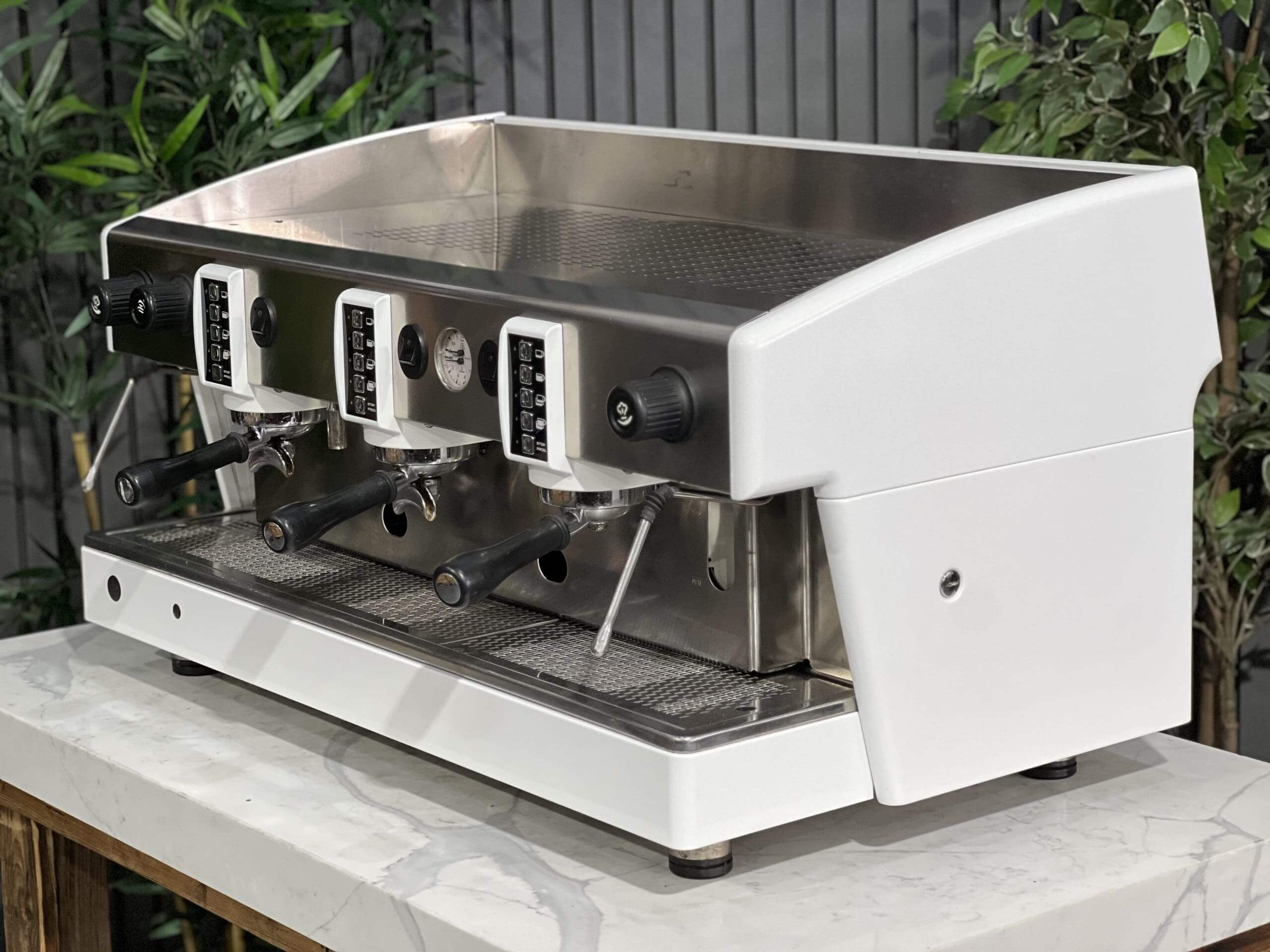 Wega Atlas EVD - 3 Group Commercial Espresso Machine - White