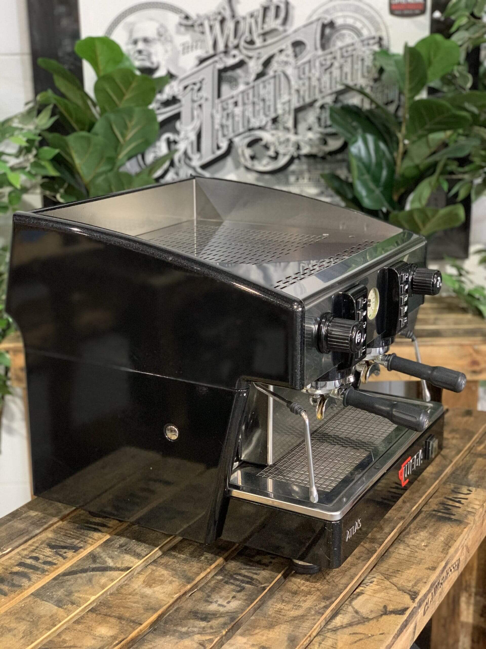 Wega Atlas EVD Compact - 2 Group Commercial Espresso Machine - Black