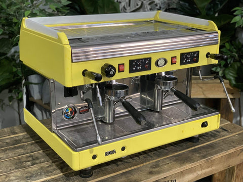 Wega Nova - 2 Group Commercial Espresso Machine - Yellow