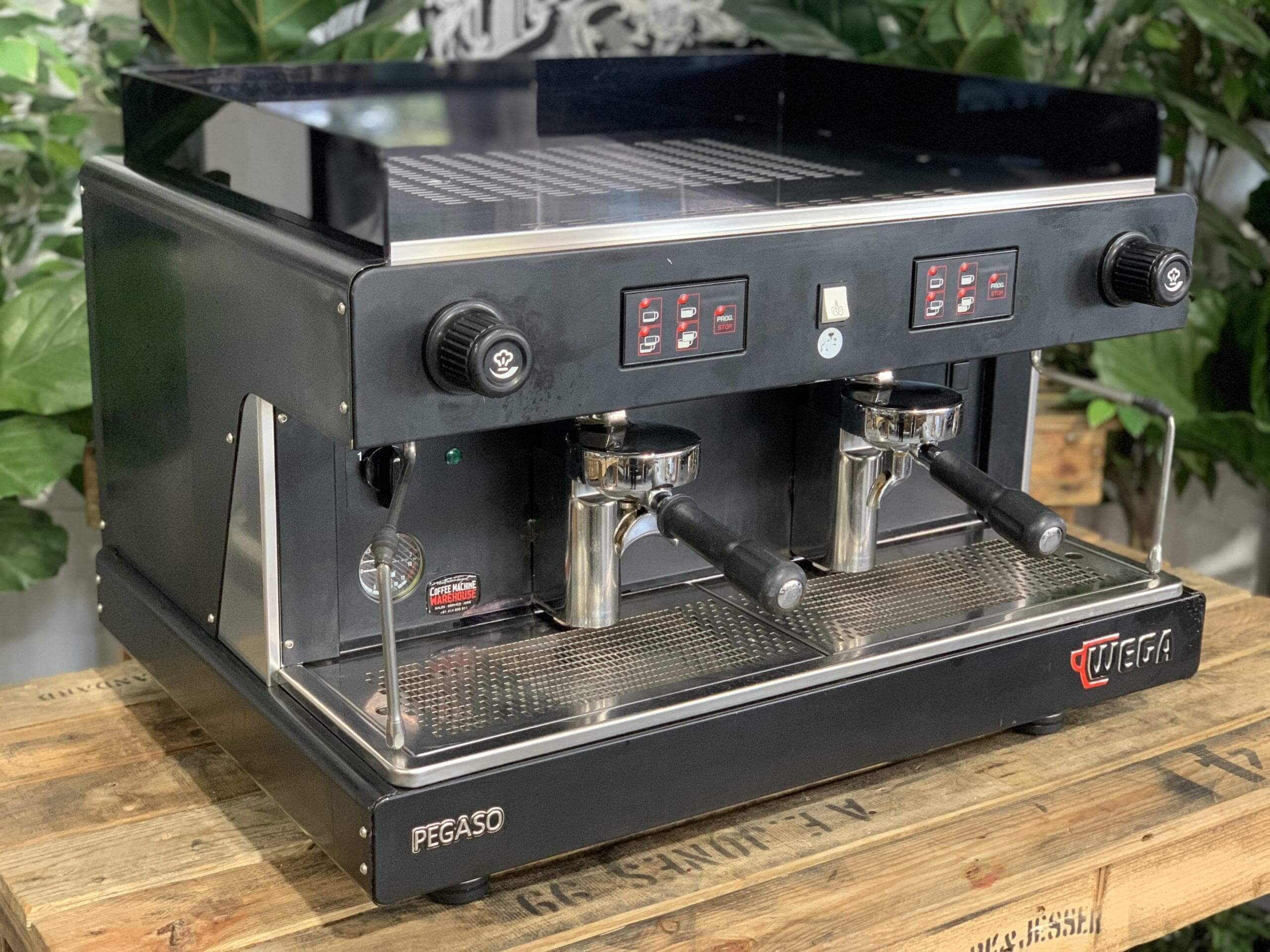Wega Pegaso - 2 Group Commercial Espresso Machine - Black