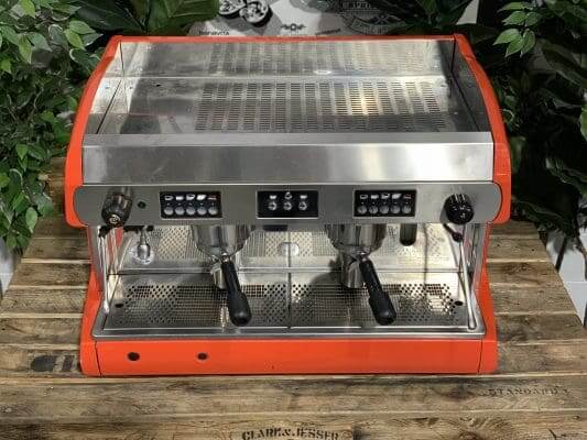 Wega Polaris Burnt - 2 Group Commercial Espresso Machine - Orange