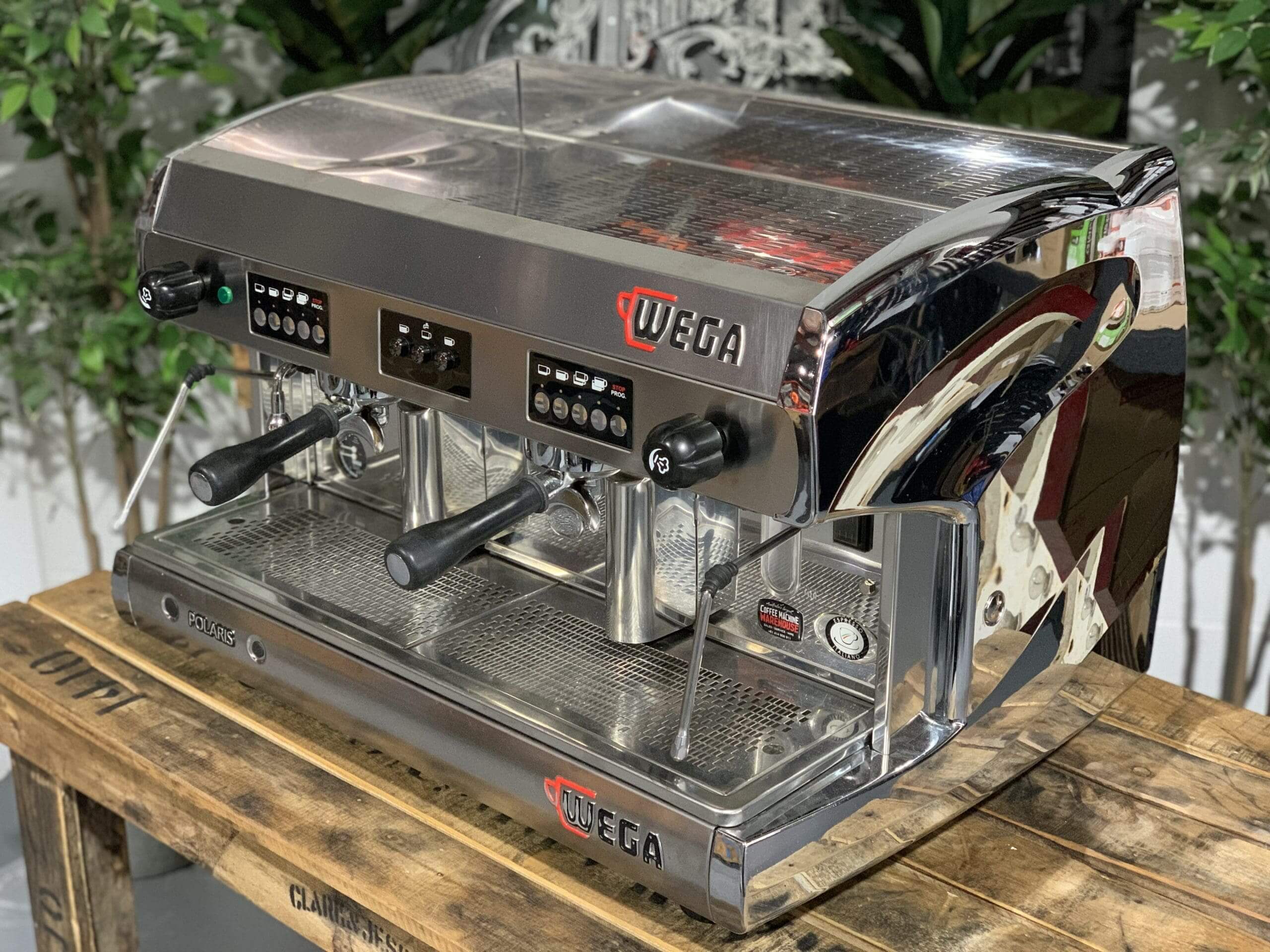Wega Polaris - 2 Group Commercial Espresso Machine - Chrome