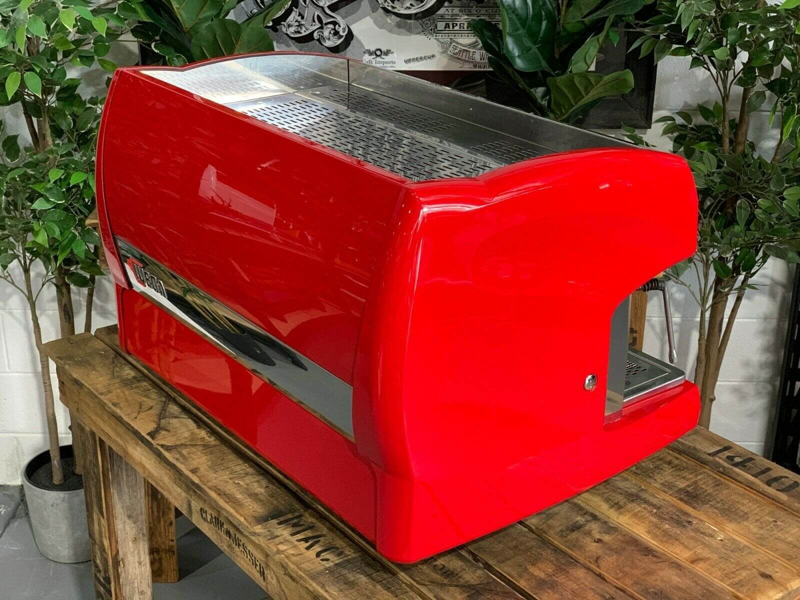 Wega Polaris - 2 Group Commercial Espresso Machine - Red