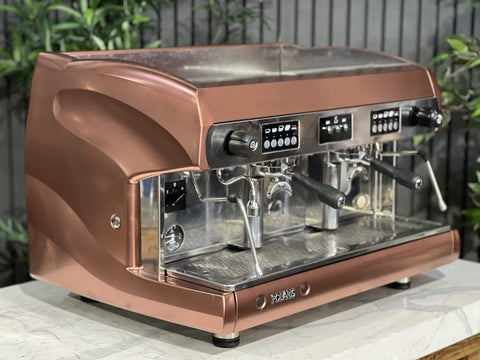 Wega Polaris High Cup Rose Gold - 2 Group Commercial Espresso Machine - Copper