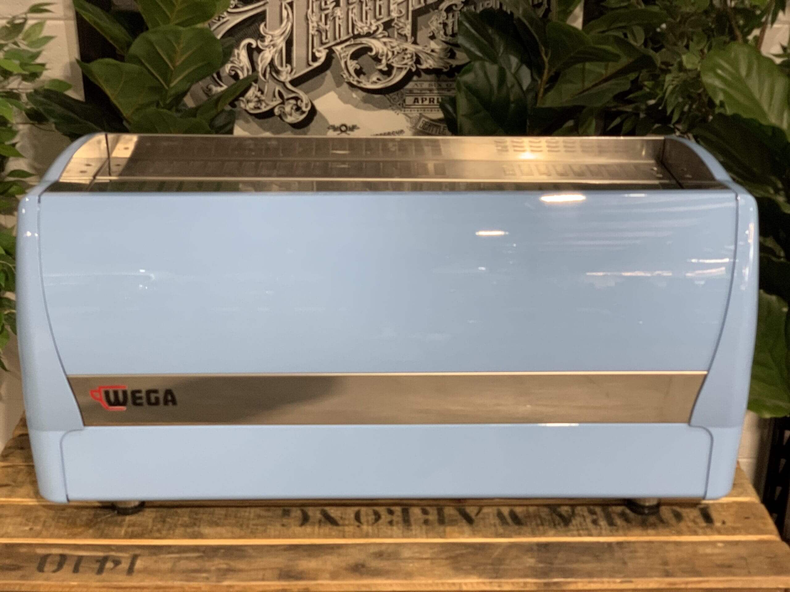 Wega Polaris High Cup Baby - 3 Group Commercial Espresso Machine - Blue