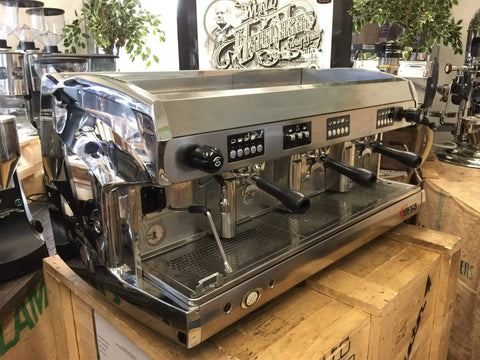 Wega Polaris - 3 Group Commercial Espresso Machine - Chrome