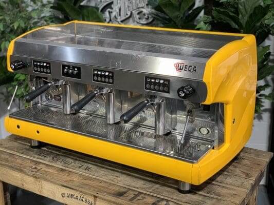 Wega Polaris - 3 Group Commercial Espresso Machine - Yellow